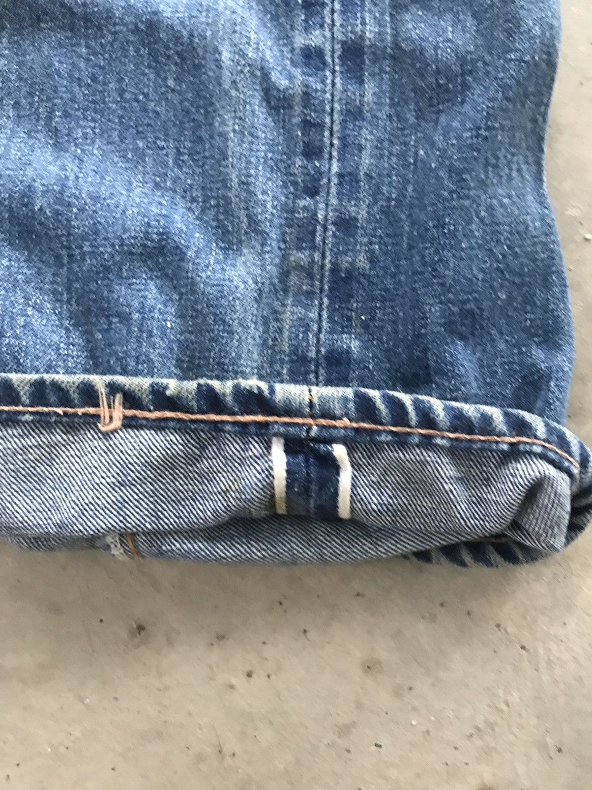 Levi's Vintage Clothing RARE VINTAGE LEVIS 501 BUTTON NO 6 SELVEDGE DENIM PANT Size US 30 / EU 46 - 17 Thumbnail