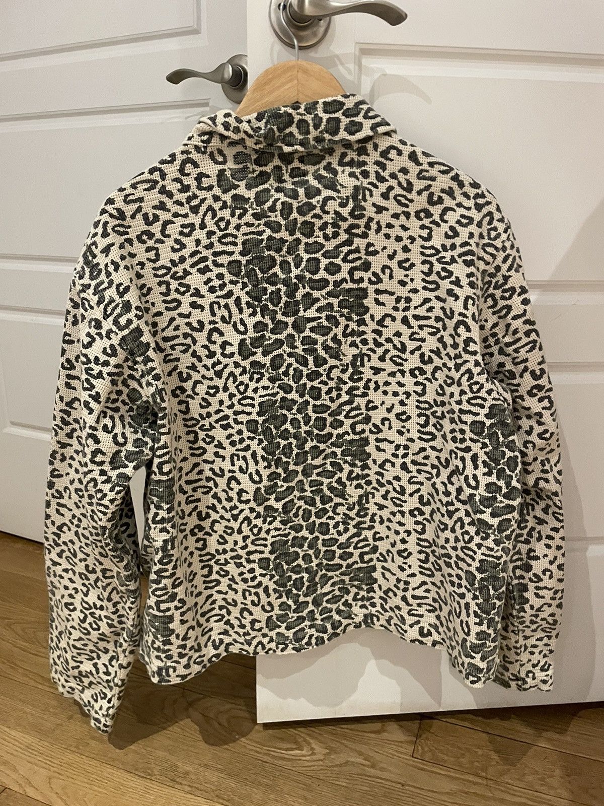 Stussy Stussy leopard mesh zip jacket | Grailed