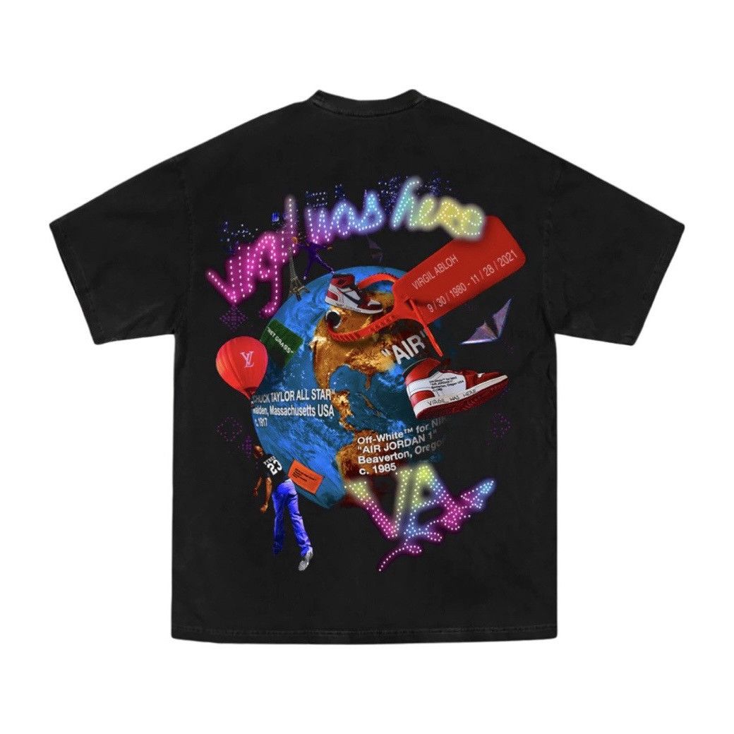 Darien Bruze DBruze Virgil Tribute Tee Black XL Size US XL / EU 56 / 4 - 2 Thumbnail