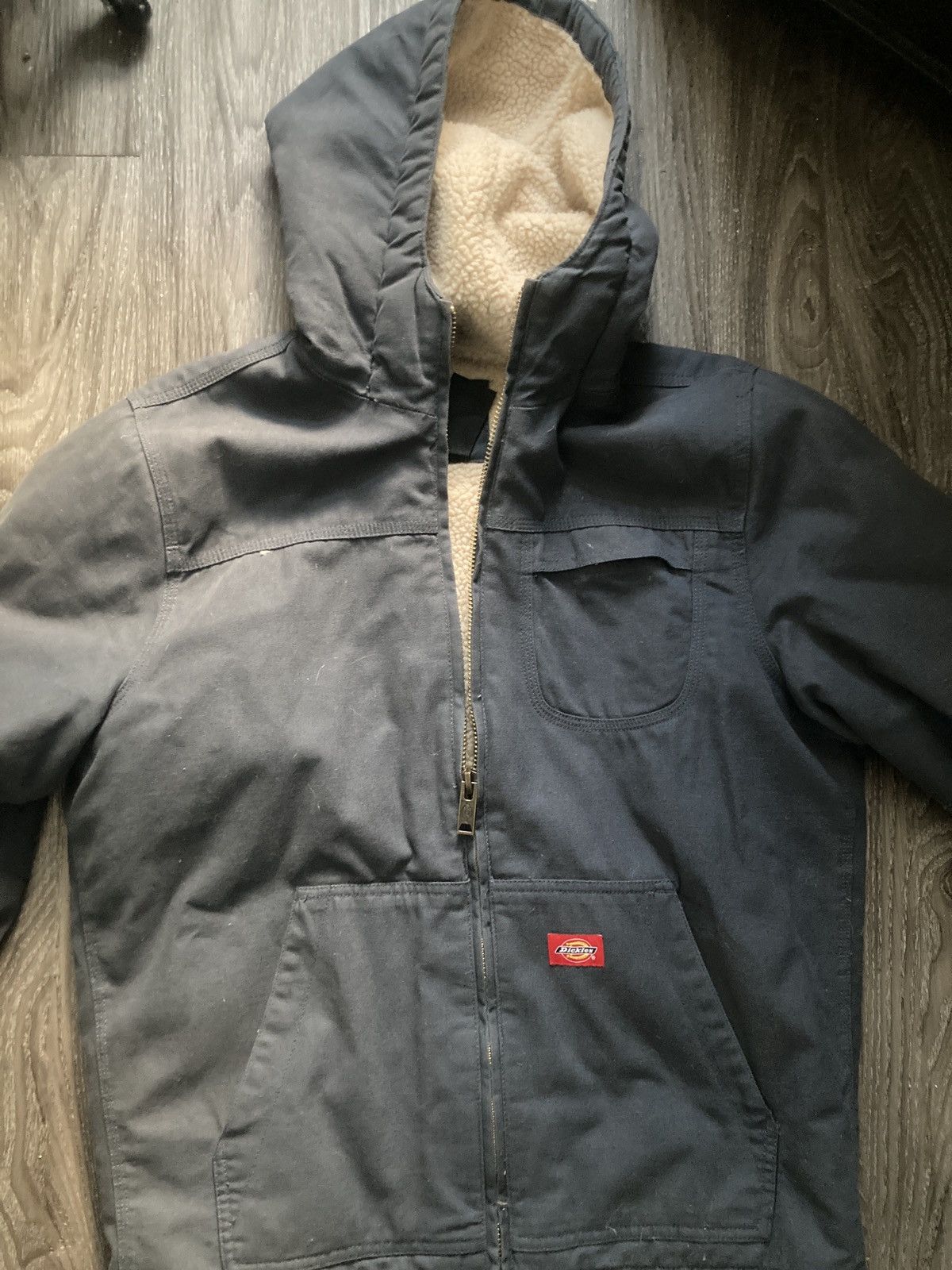 Dickies - Maat XL - Dames - Fleece - met kangoeroezak - Hoodie
