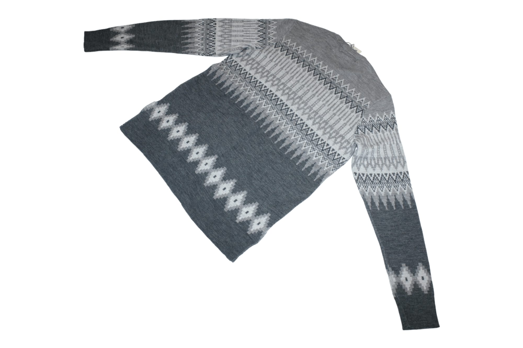 Remi Relief Remi Relief Native Pattern Intarsia Wool Crew Sweater Size US M / EU 48-50 / 2 - 11 Thumbnail