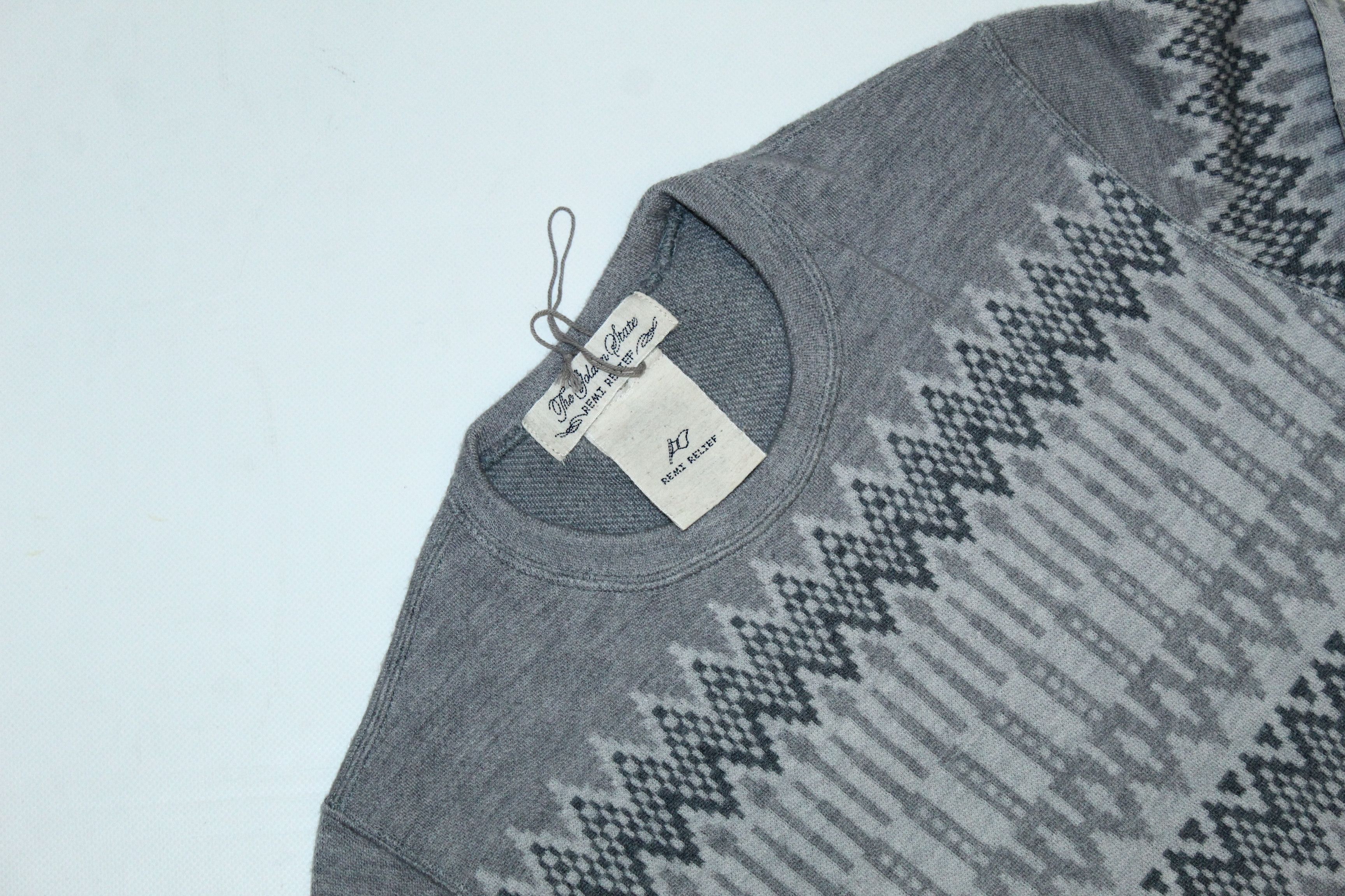 Remi Relief Remi Relief Native Pattern Intarsia Wool Crew Sweater Size US M / EU 48-50 / 2 - 7 Thumbnail