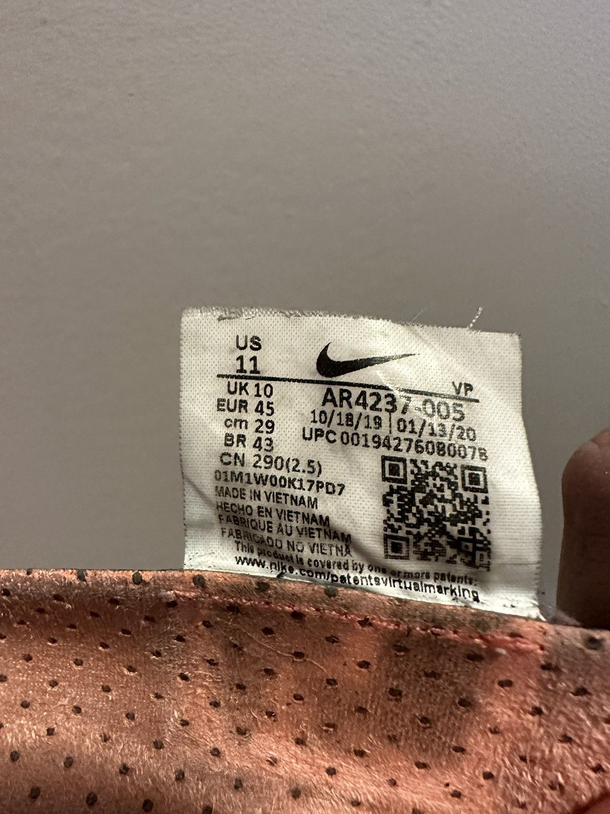 Fear of God × Nike Fear of God 1s Size US 11 / EU 44 - 7 Thumbnail