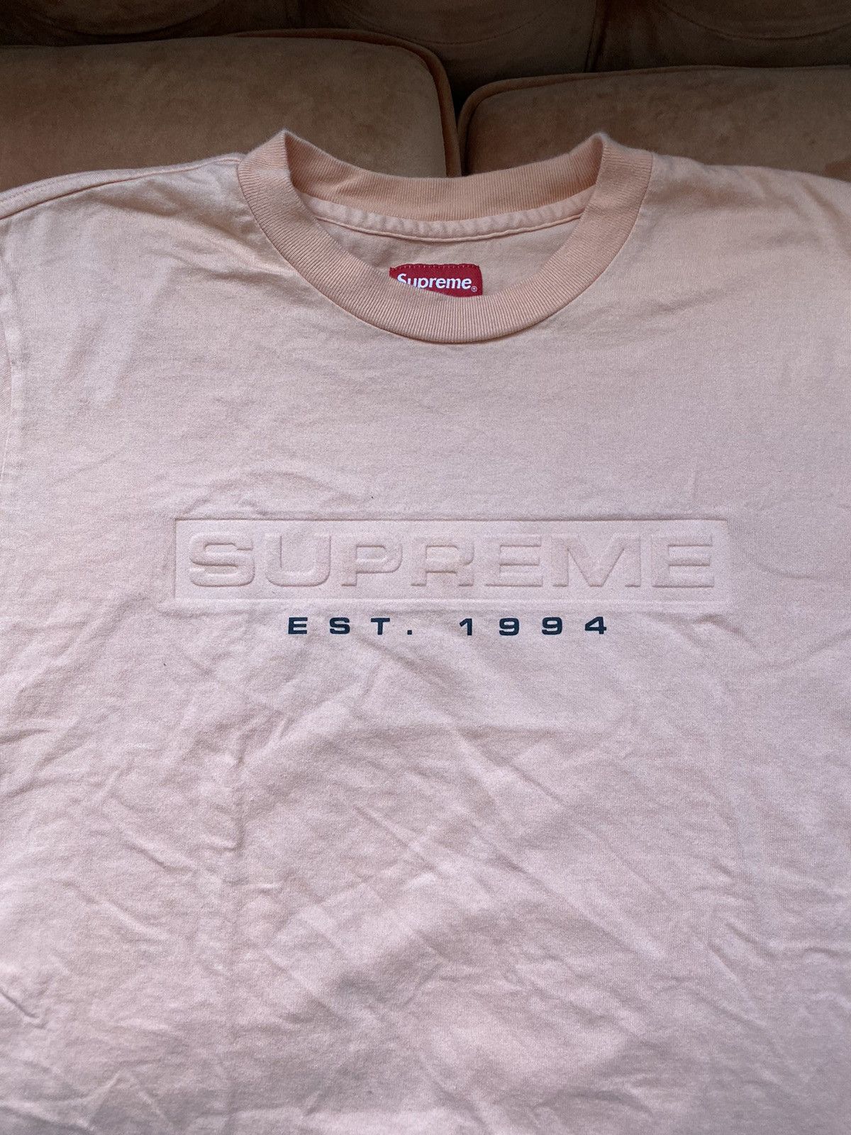 Supreme Debossed Tee Size US M / EU 48-50 / 2 - 1 Thumbnail