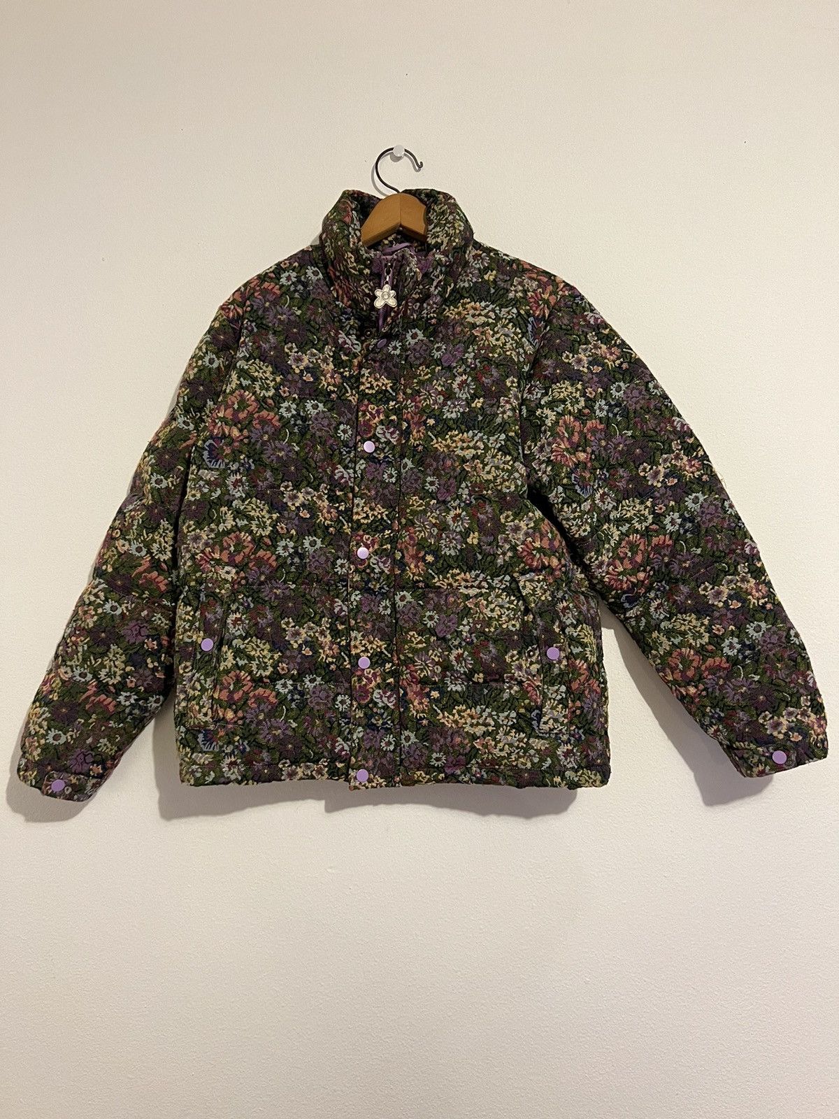 Golf Wang Golf Wang Floral “Grandma Couch” Puffer Jacket | Grailed