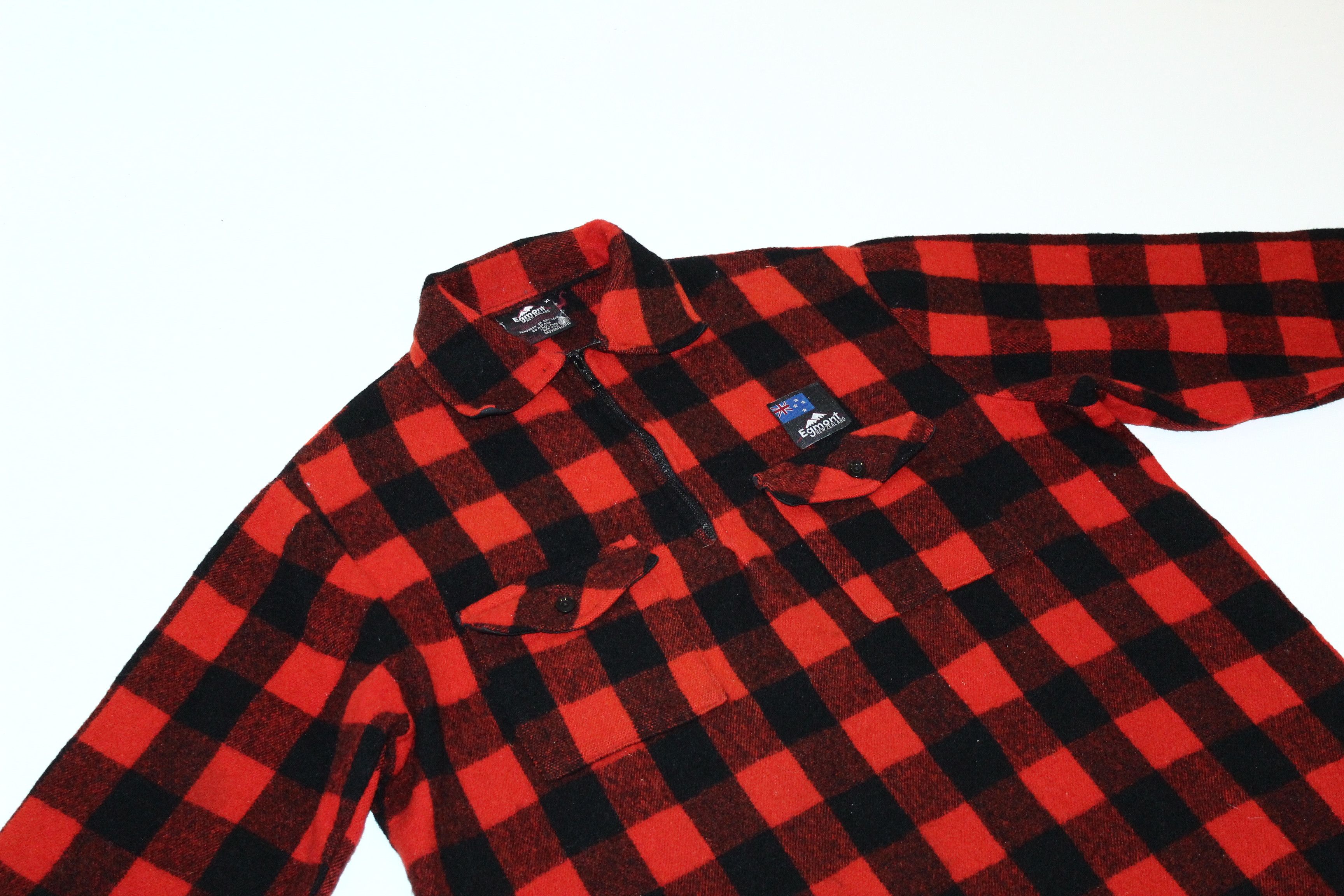 Woolrich Woolen Mills 🔥VTG 90s Egmont New Zealand Wanganui Woollen Mills Ltd Size US XL / EU 56 / 4 - 4 Thumbnail