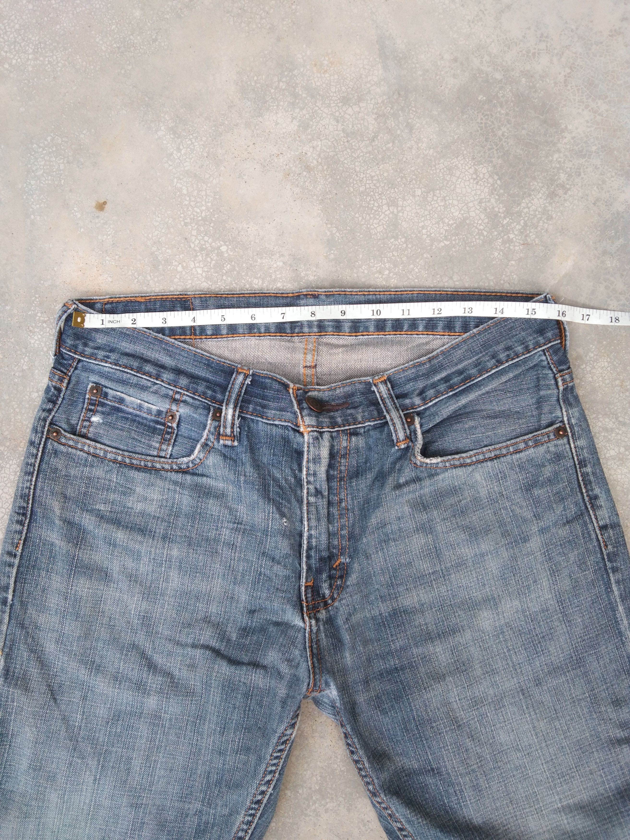 Jean × Levi's × Vintage Vintage Levis 559 Washed Distressed Jeans 31x29.5 Size US 31 - 6 Thumbnail