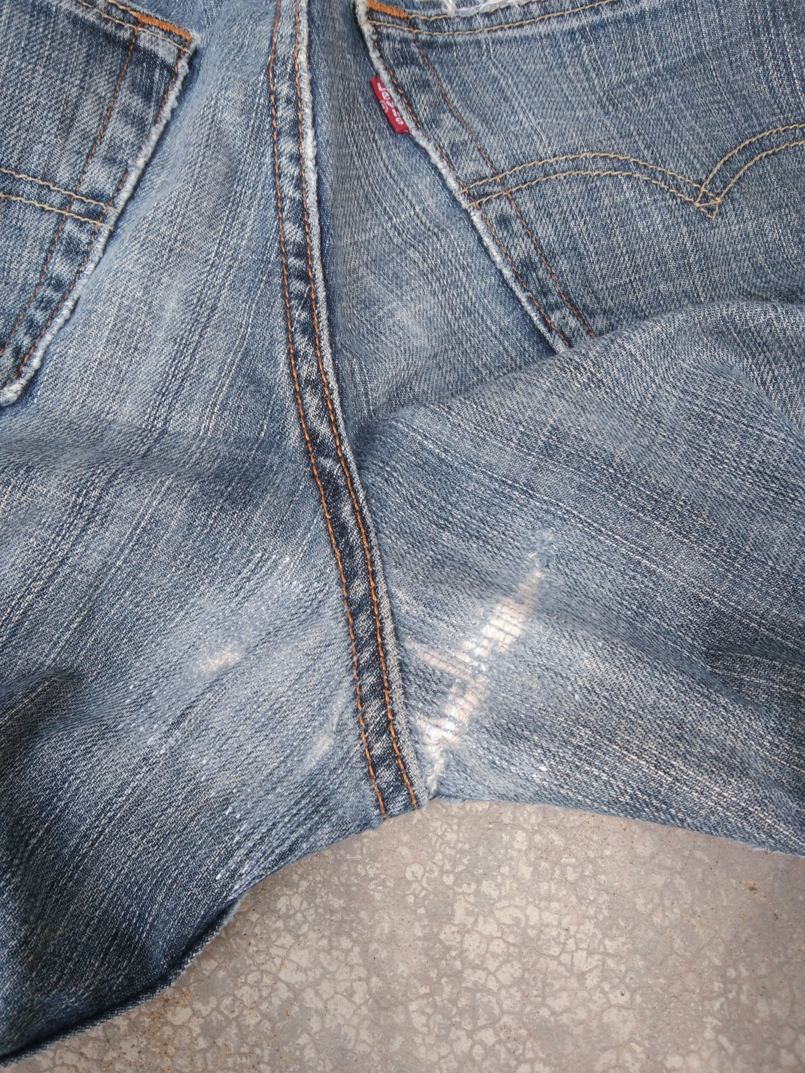 Jean × Levi's × Vintage Vintage Levis 559 Washed Distressed Jeans 31x29.5 Size US 31 - 4 Thumbnail