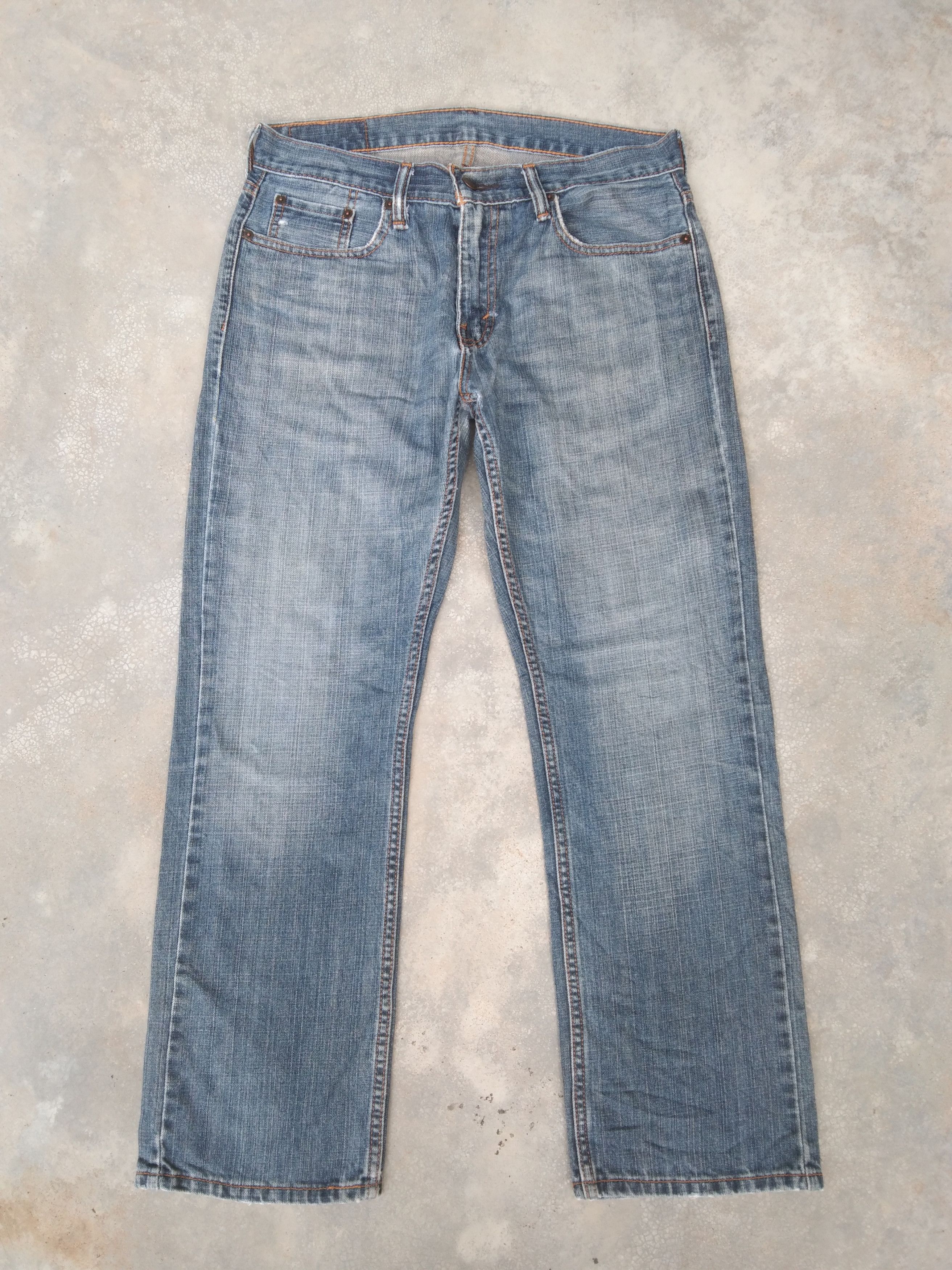 image of Vintage Levi's Jeans 559 Washed Distressed Denim 31X29.5 in Blue, Men's