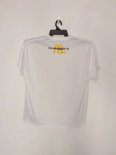 Japanese Brand Vintage Milk Boy i'm Smugglin' it x Mcd Tshirt Size XXlarge Size US XXL / EU 58 / 5 - 2 Thumbnail