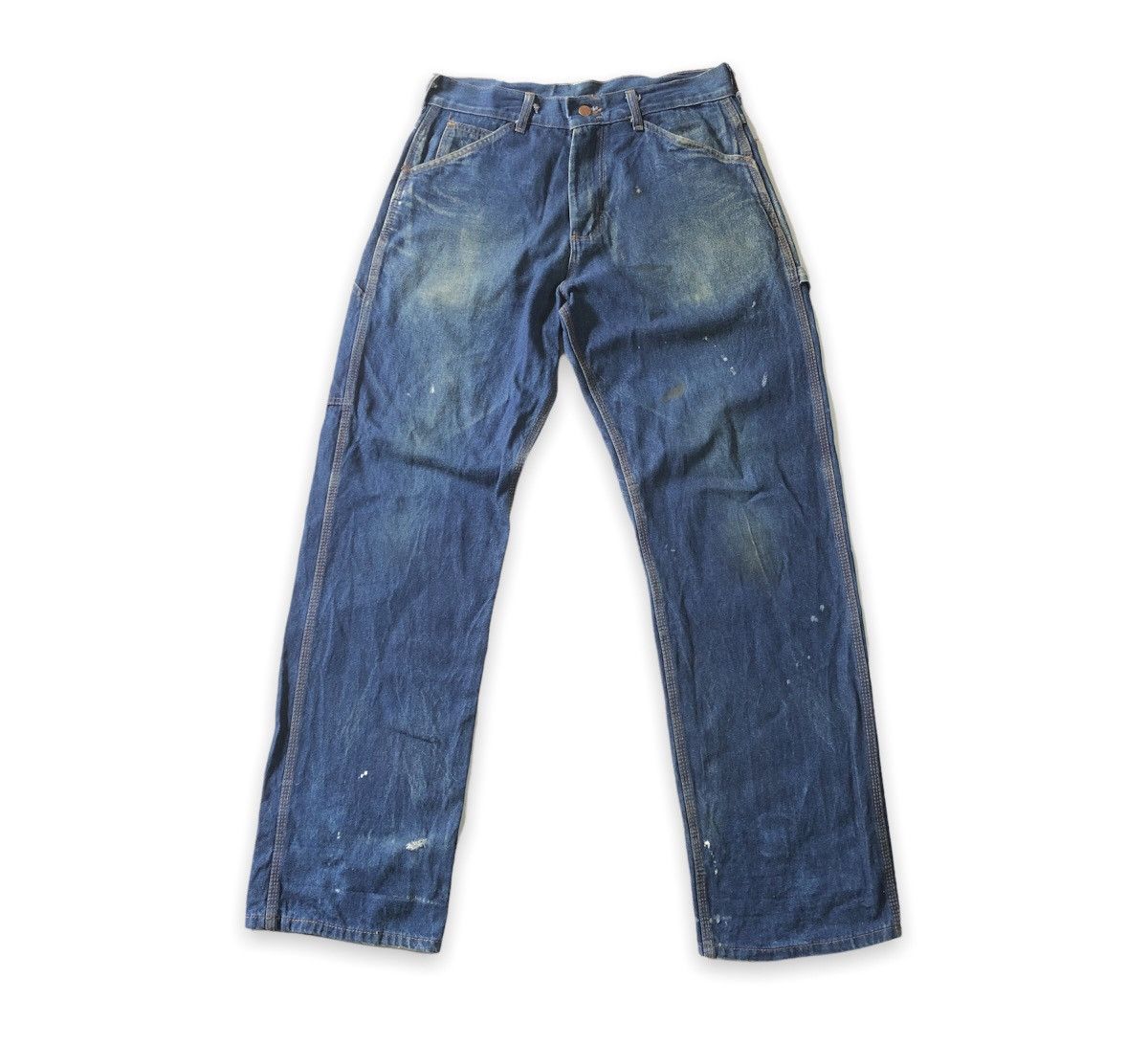 Vintage Round House Denim Painter Distressed Jeans