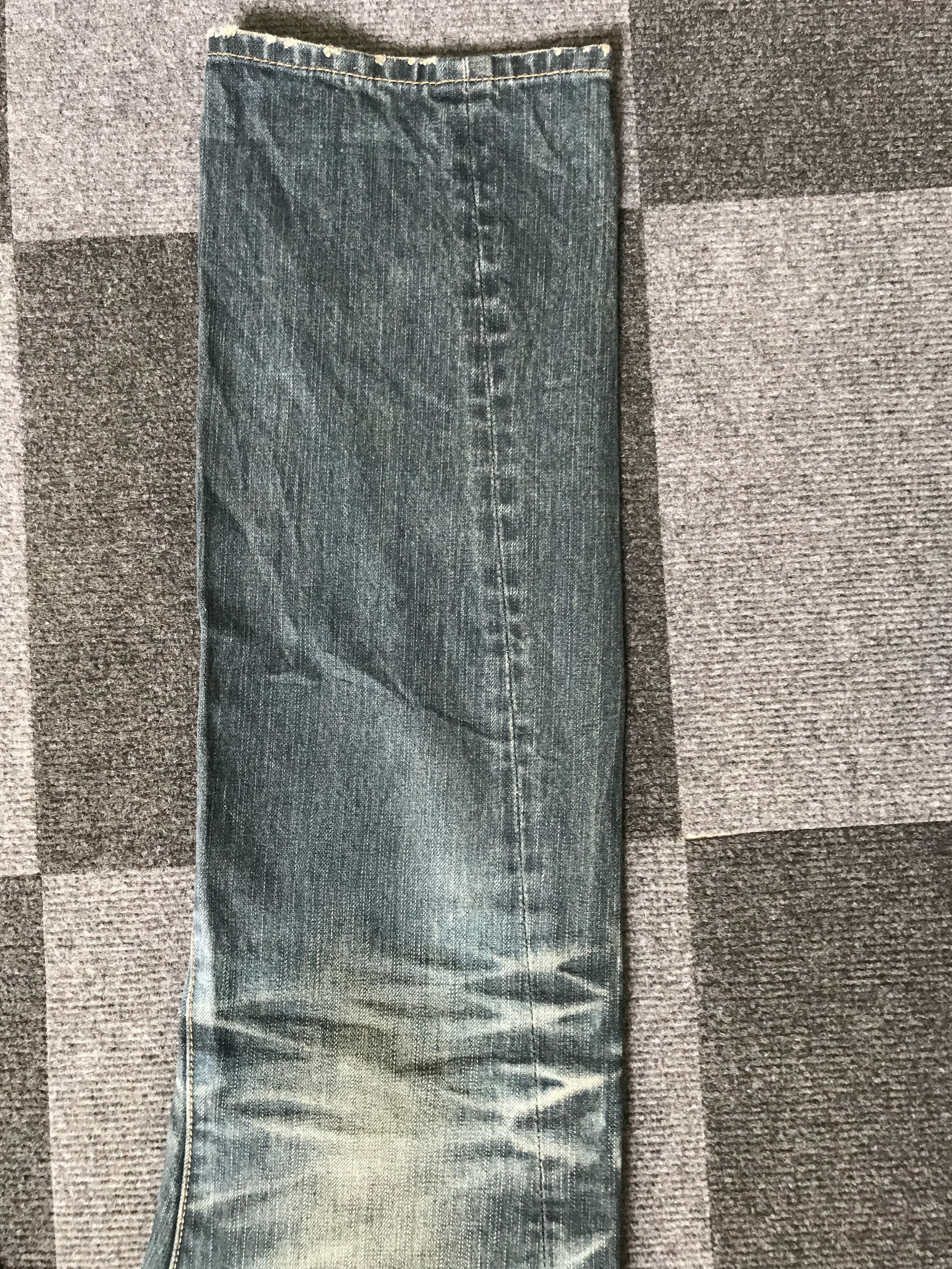 Japanese Brand D91 COTTON INDIGO Twisted Leg Jeans Size US 30 / EU 46 - 8 Thumbnail