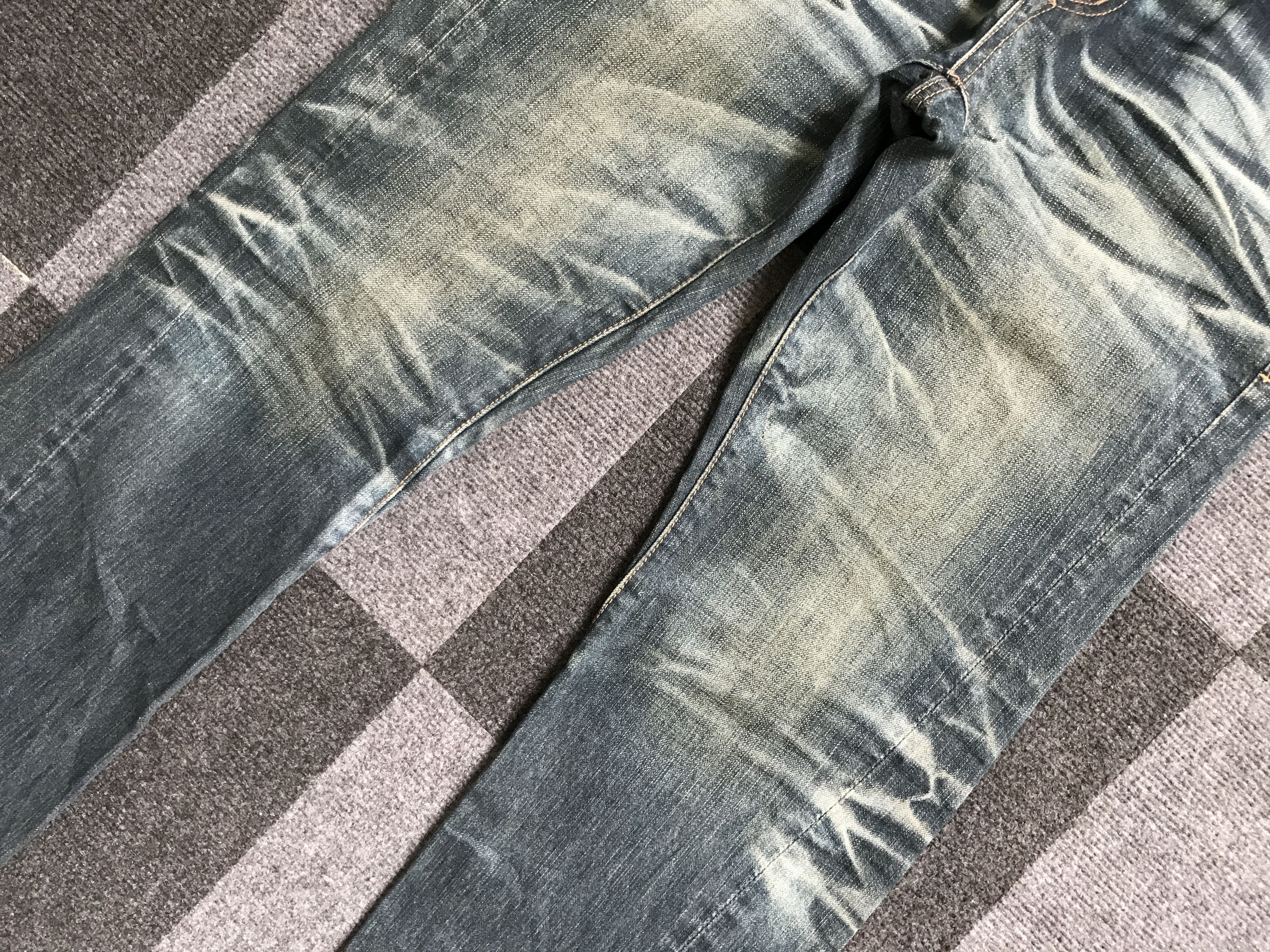 Japanese Brand D91 COTTON INDIGO Twisted Leg Jeans Size US 30 / EU 46 - 5 Thumbnail