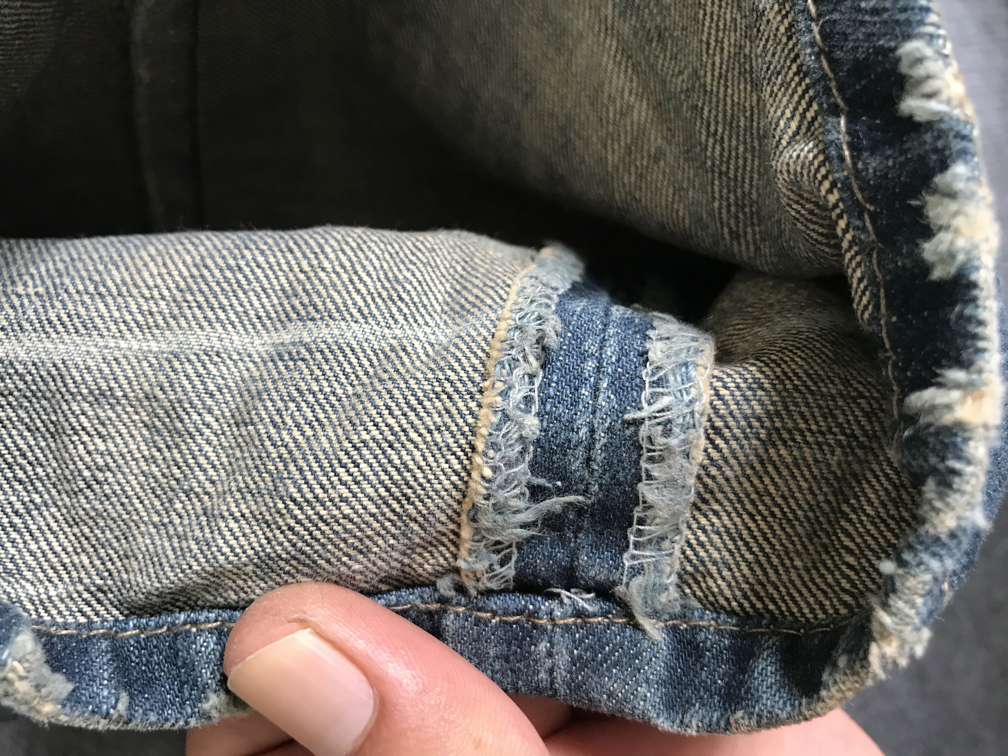 Japanese Brand D91 COTTON INDIGO Twisted Leg Jeans Size US 30 / EU 46 - 17 Thumbnail