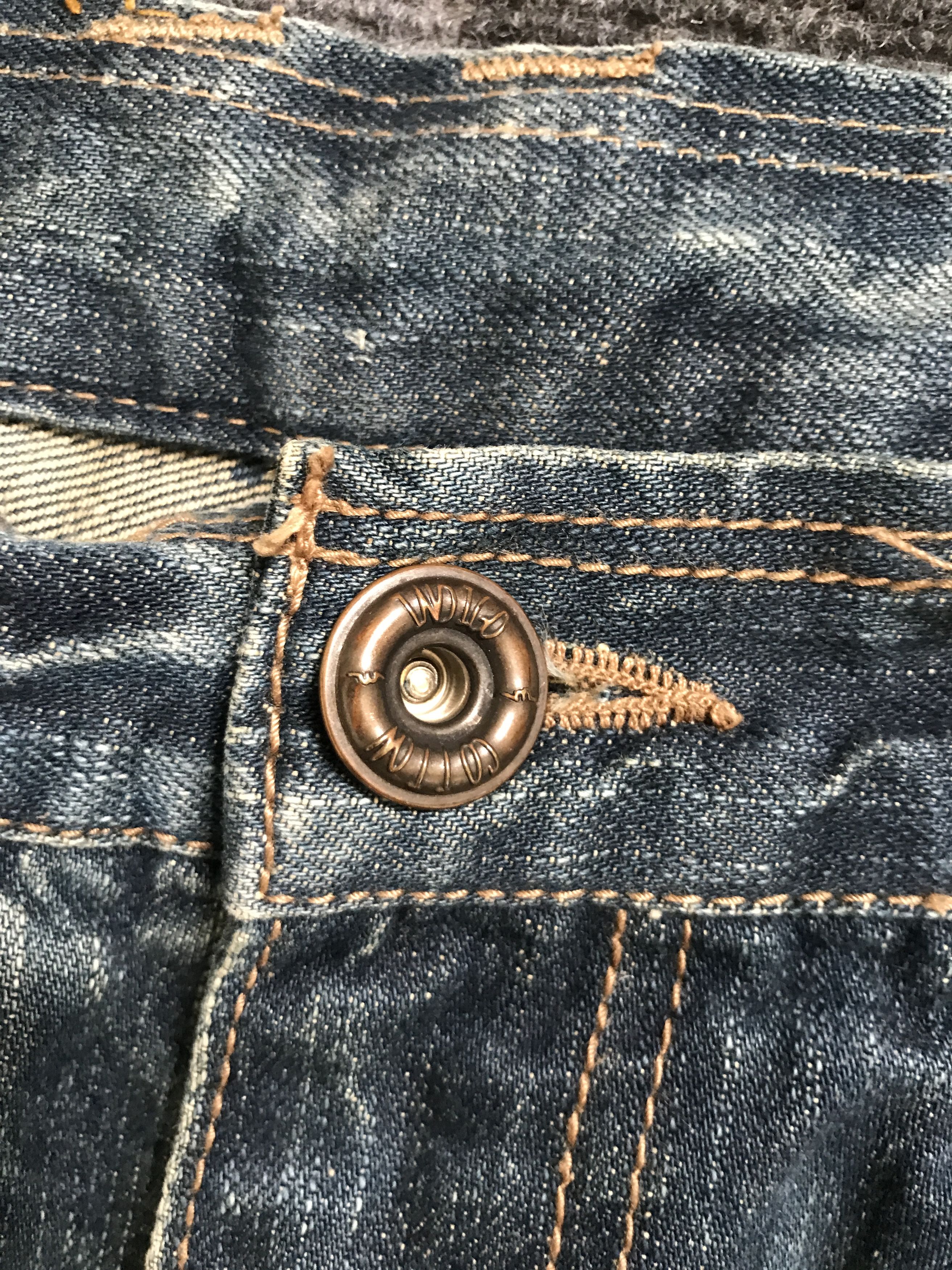 Japanese Brand D91 COTTON INDIGO Twisted Leg Jeans Size US 30 / EU 46 - 9 Thumbnail