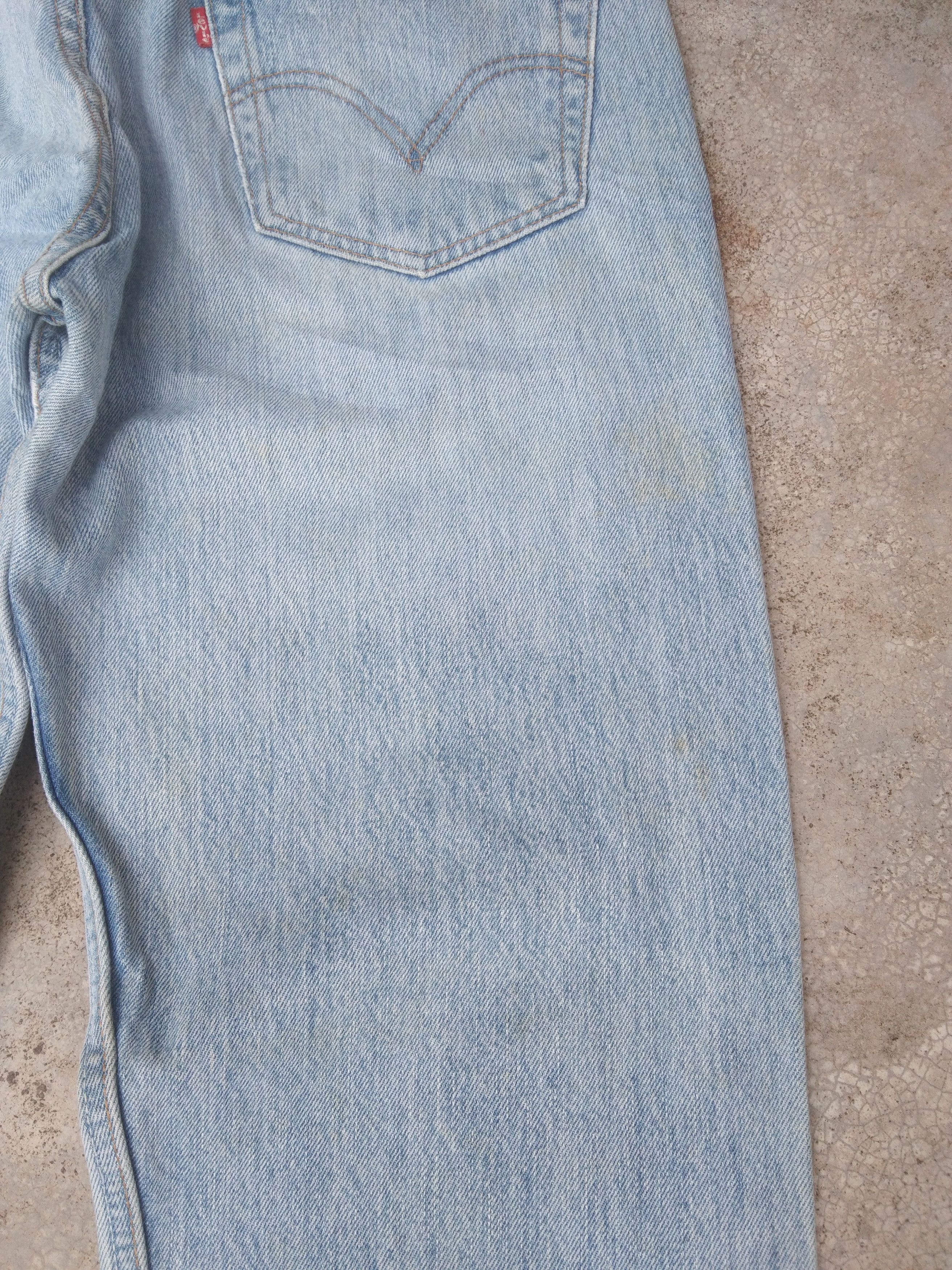 Levi's Vintage Levi's 501 Straight Leg Distressed Jeans 33x31 Size US 33 - 4 Thumbnail