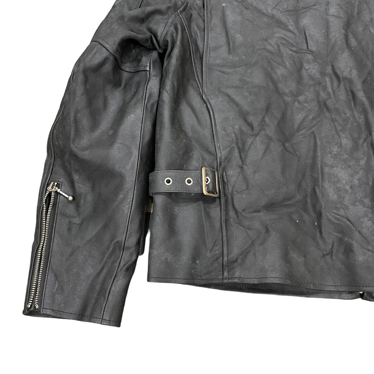 Genuine Leather Vintage!! Genuine Leather Motorcycle Bikers Jacket Size US L / EU 52-54 / 3 - 10 Thumbnail