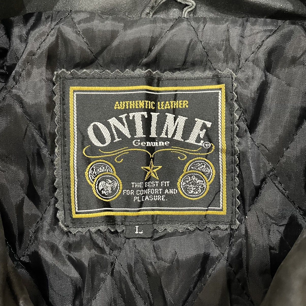 Genuine Leather Vintage!! Genuine Leather Motorcycle Bikers Jacket Size US L / EU 52-54 / 3 - 14 Thumbnail