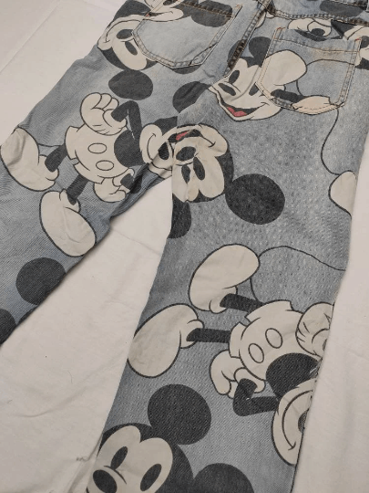 Mickey Mouse Rare! Mickey Mouse All Over print Jeans Size 30 Size US 30 / EU 46 - 5 Thumbnail