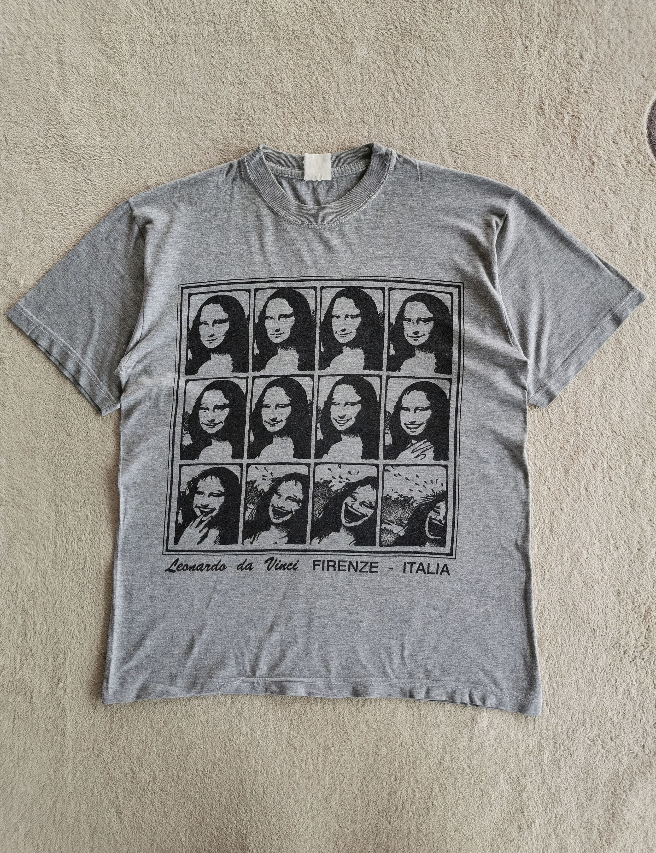 Vintage Vintage Leonardo da Vinci Mona Lisa Shirt Size US M / EU 48-50 / 2 - 1 Thumbnail