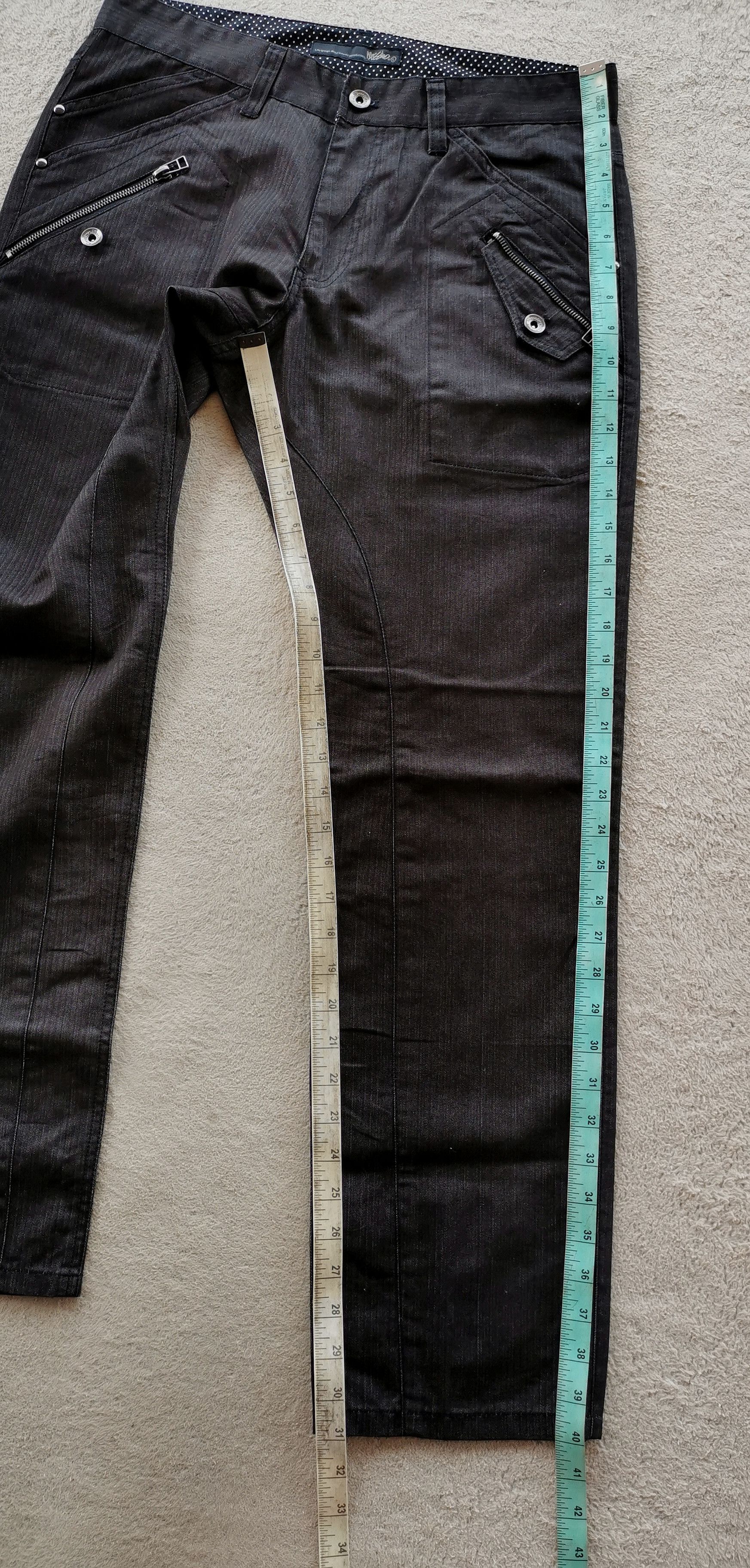 In The Attic Mossimo Japan Cargo Six Pockets Jeans Size US 32 / EU 48 - 10 Thumbnail
