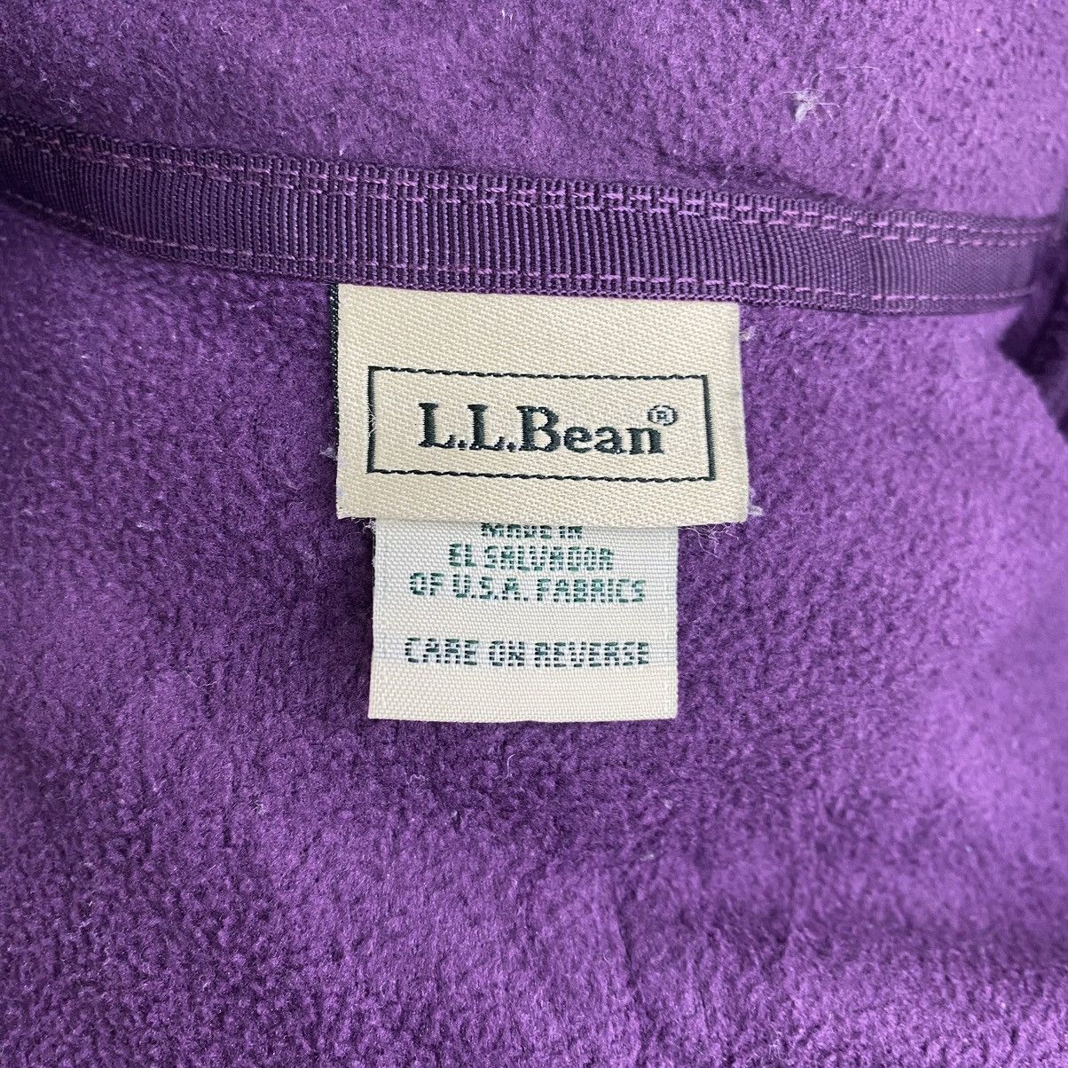 Vintage Vintage L.L BEAN Retro Sherpa Half Zipper Purple Sweater Size US M / EU 48-50 / 2 - 4 Thumbnail