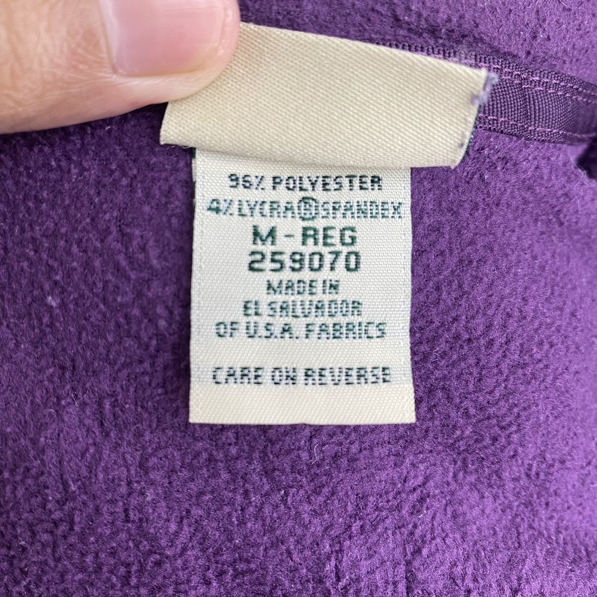Vintage Vintage L.L BEAN Retro Sherpa Half Zipper Purple Sweater Size US M / EU 48-50 / 2 - 5 Thumbnail