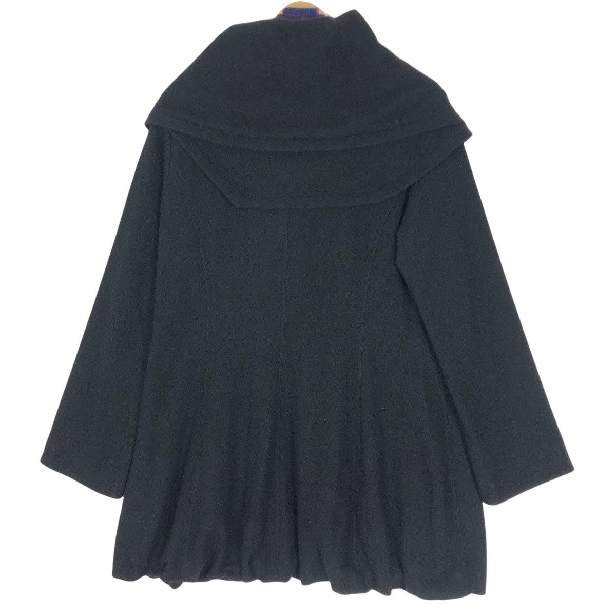 Japanese Brand Me Fu Women’s Wool Jacket Asymmetrical Zip Up Large Collar Size US S / EU 44-46 / 1 - 12 Thumbnail