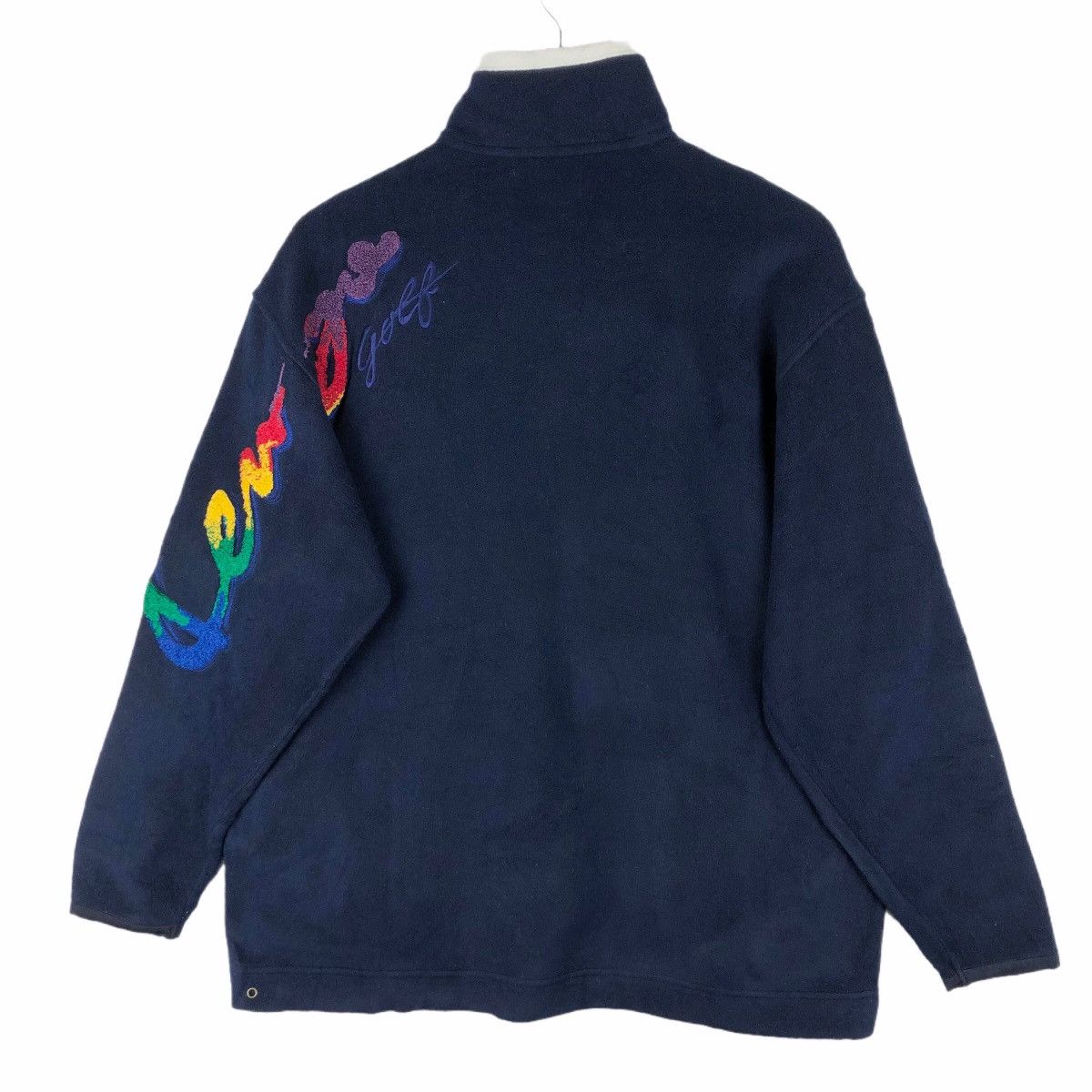 Kenzo Vintage Kenzo Golf Mock Neck Fleece Sweater Size US M / EU 48-50 / 2 - 7 Thumbnail