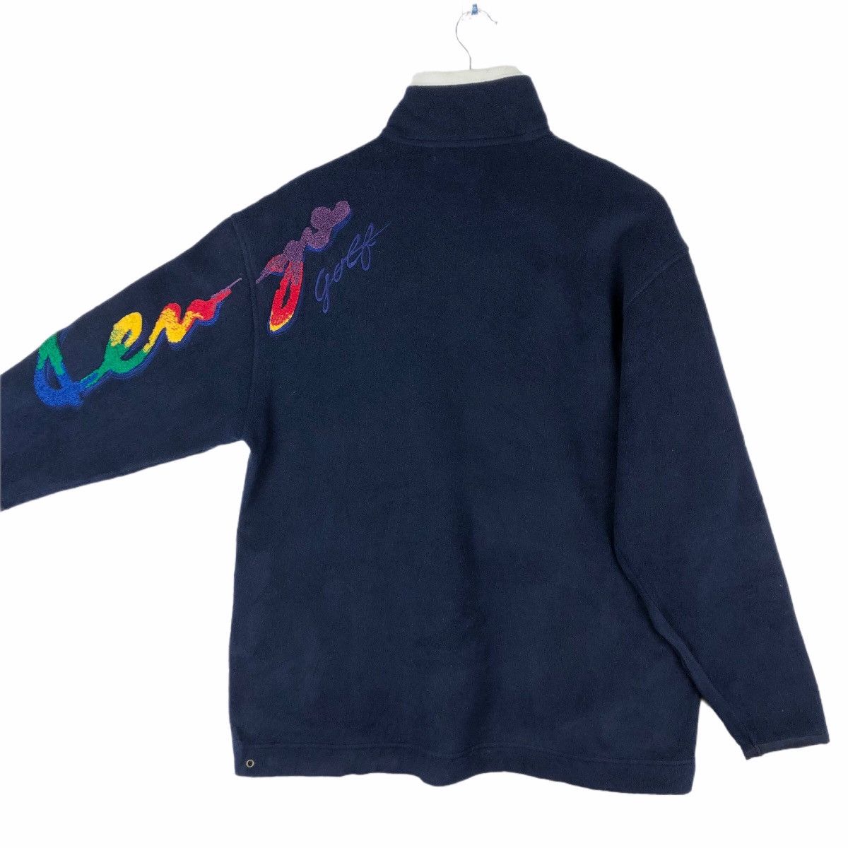 Kenzo Vintage Kenzo Golf Mock Neck Fleece Sweater Size US M / EU 48-50 / 2 - 8 Thumbnail