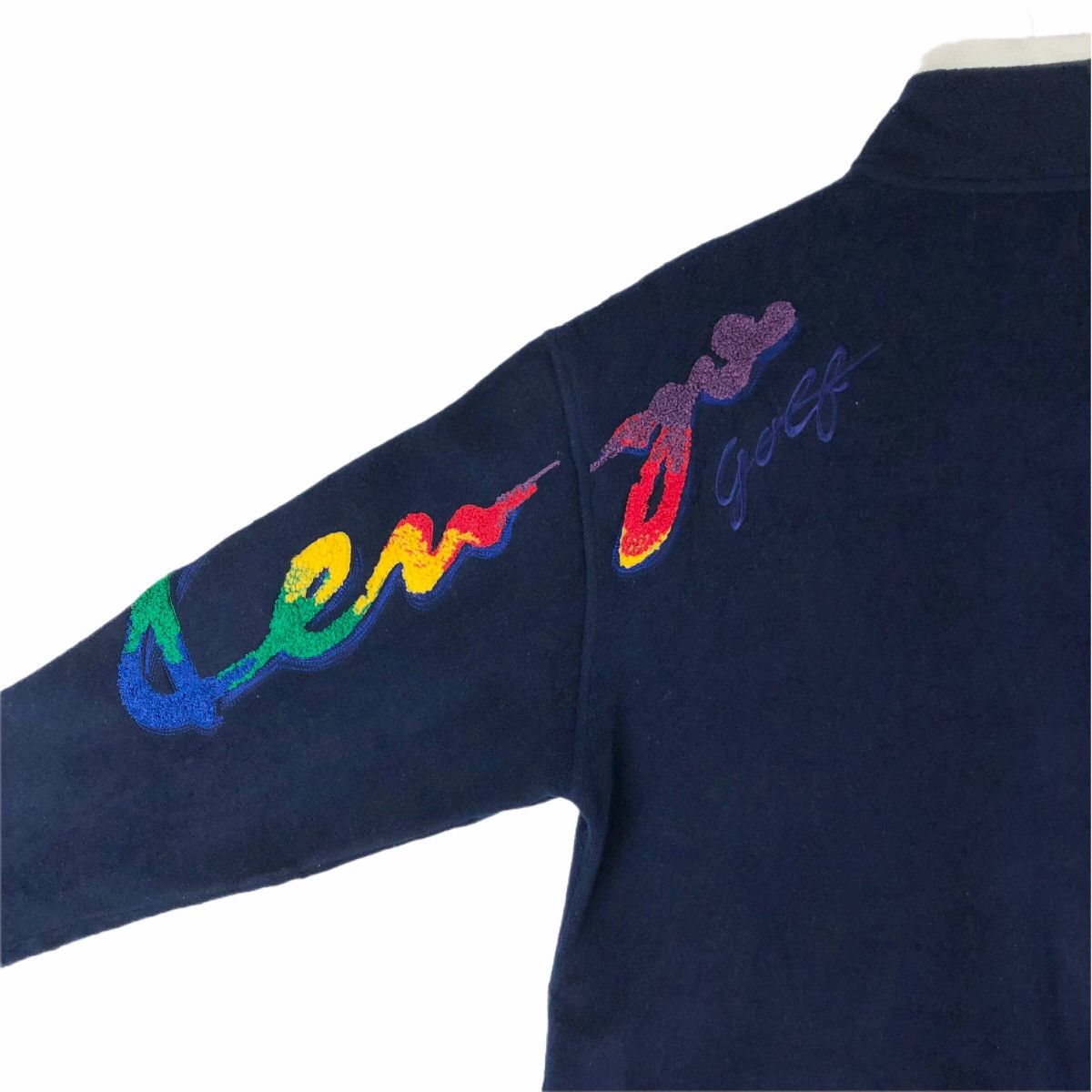 Kenzo Vintage Kenzo Golf Mock Neck Fleece Sweater Size US M / EU 48-50 / 2 - 9 Thumbnail