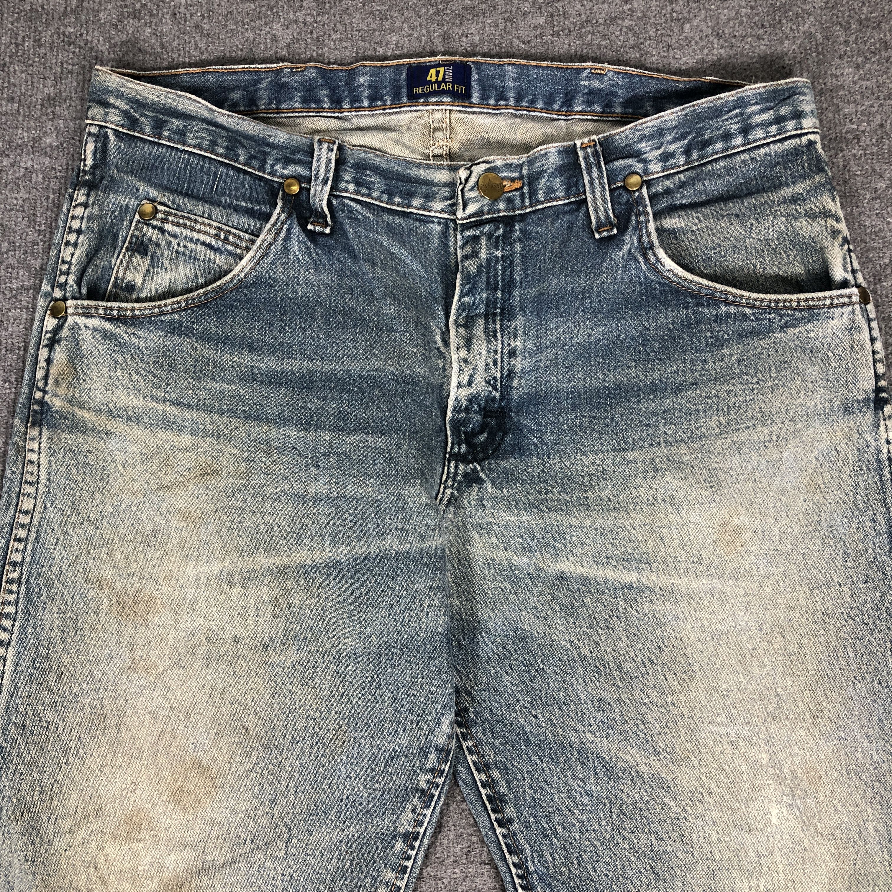 Vintage × Wrangler Vintage Wrangler Regular Fit Jeans Dirty L1004 Size US 36 / EU 52 - 4 Thumbnail