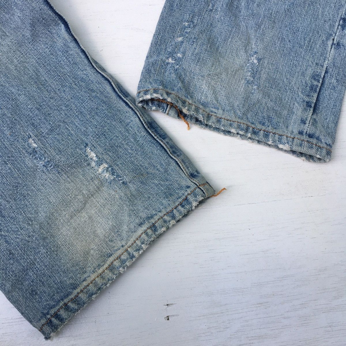 Armani GIORGIO ARMANI LIMITED EDITION DISTRESSED JEANS Size US 30 / EU 46 - 25 Thumbnail