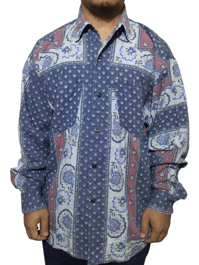 Japanese Brand × Vintage SUDBURY CHIPS paisley print button-ups shirt Size US L / EU 52-54 / 3 - 1 Thumbnail