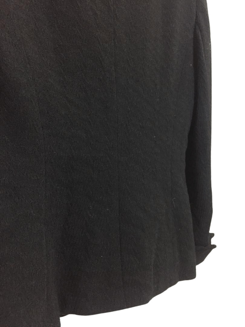 Burberry Women Blazers Burberry Wool Tailored Black Size S / US 4 / IT 40 - 9 Thumbnail