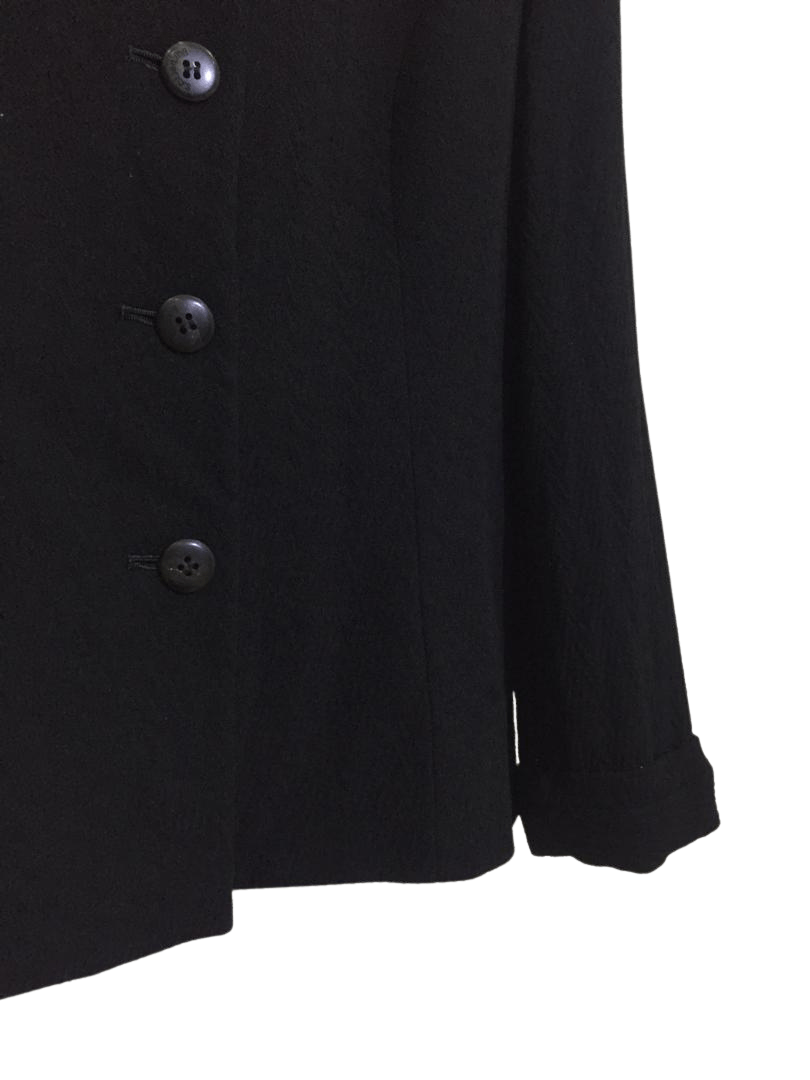 Burberry Women Blazers Burberry Wool Tailored Black Size S / US 4 / IT 40 - 5 Thumbnail