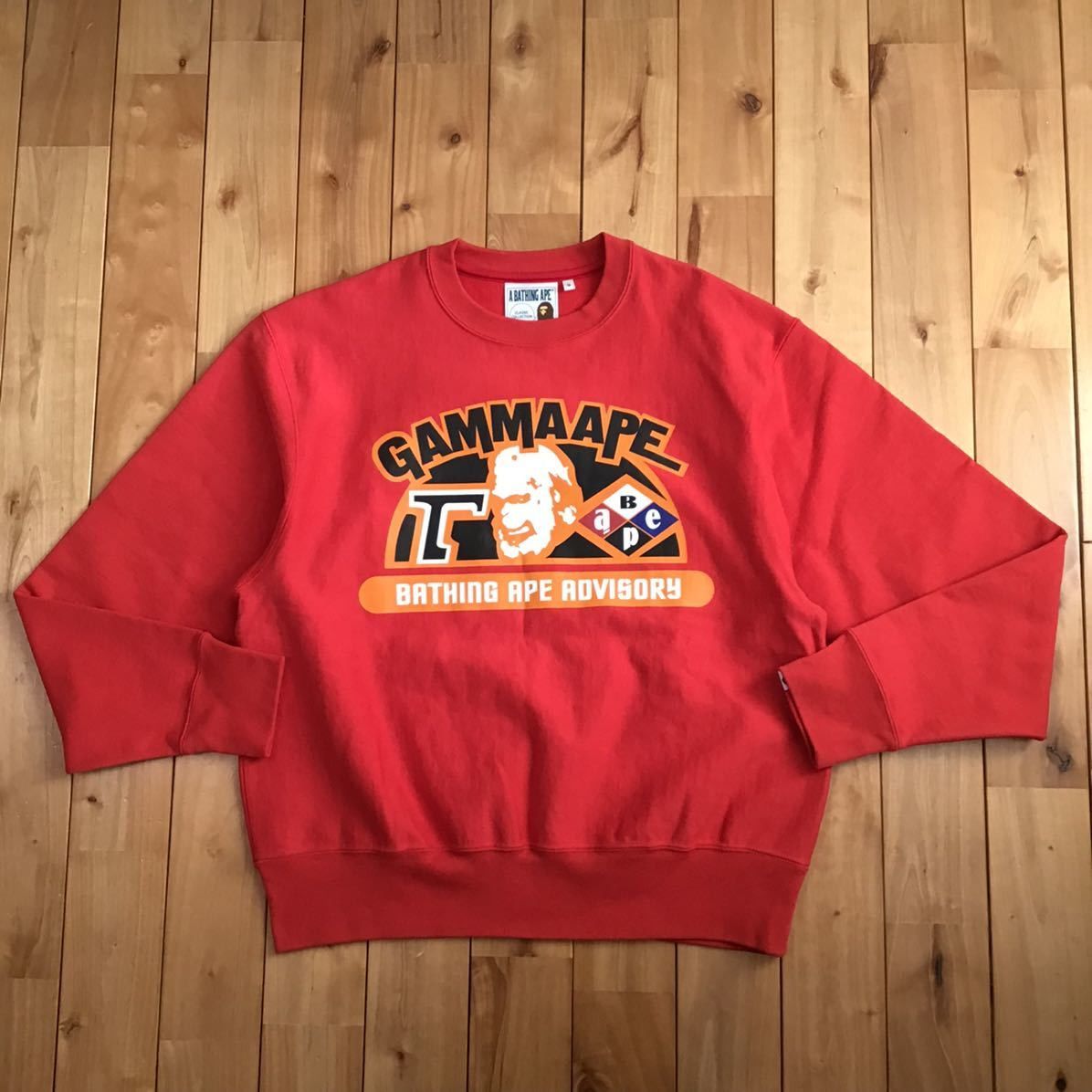 Reprint boom box tag GAMMA APE sweat shirt BAPE