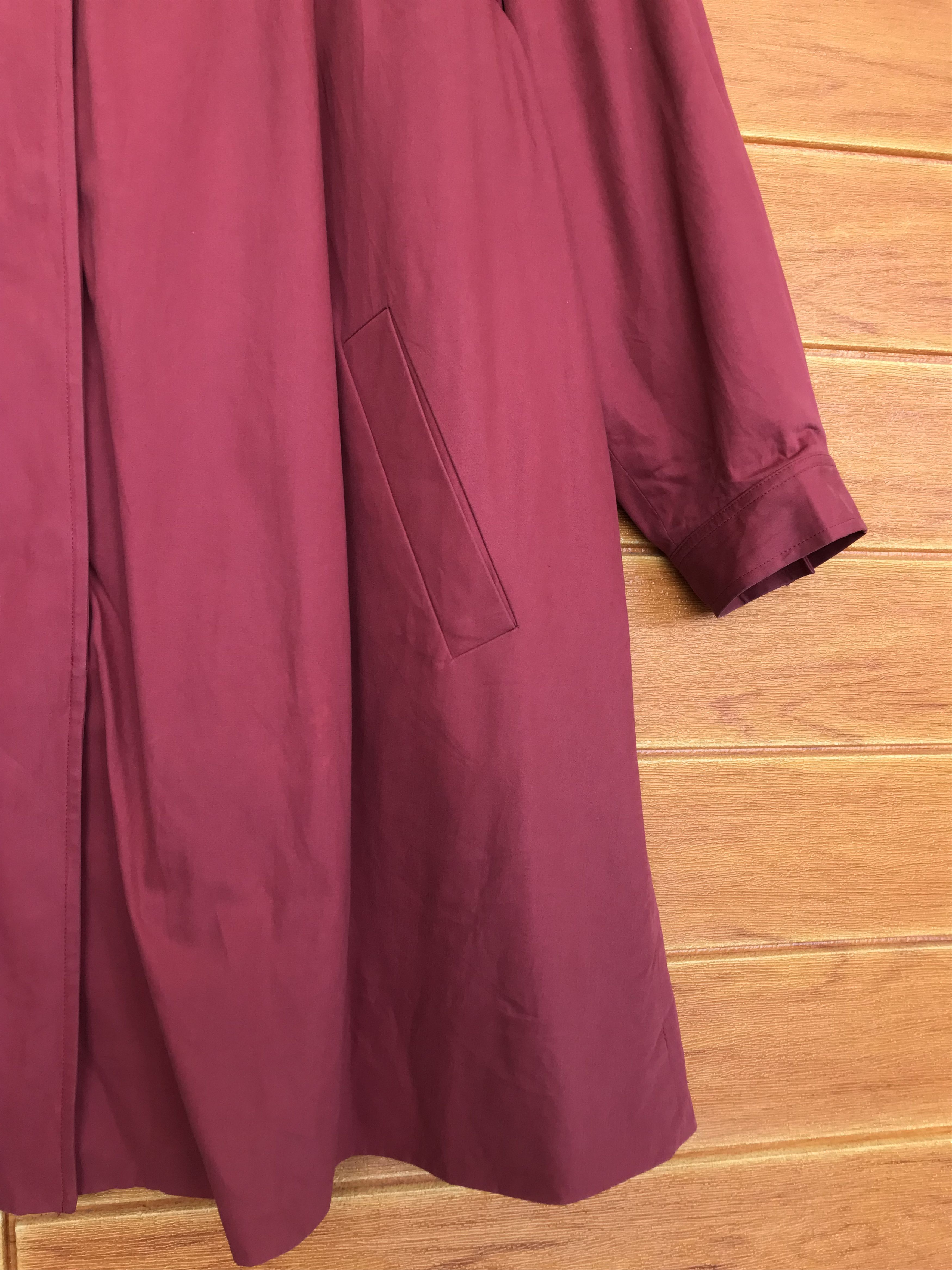 Burberry × Vintage Burberrys Red Long Jacket Size US L / EU 52-54 / 3 - 4 Thumbnail