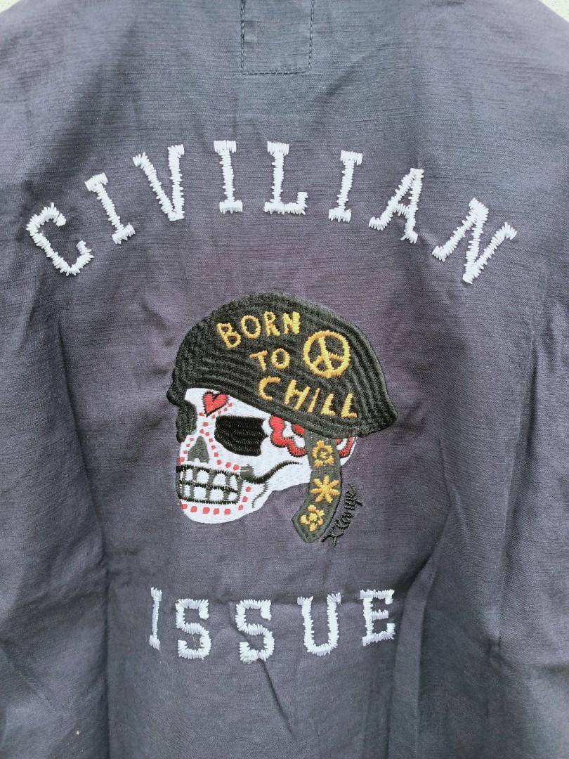 X-LARGE × Xlarge Xlarge Civillian Issue Born To Chill Embroided Button-ups Size US S / EU 44-46 / 1 - 4 Thumbnail