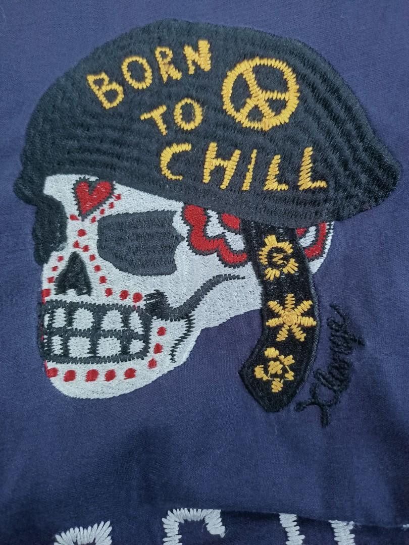 X-LARGE × Xlarge Xlarge Civillian Issue Born To Chill Embroided Button-ups Size US S / EU 44-46 / 1 - 6 Thumbnail