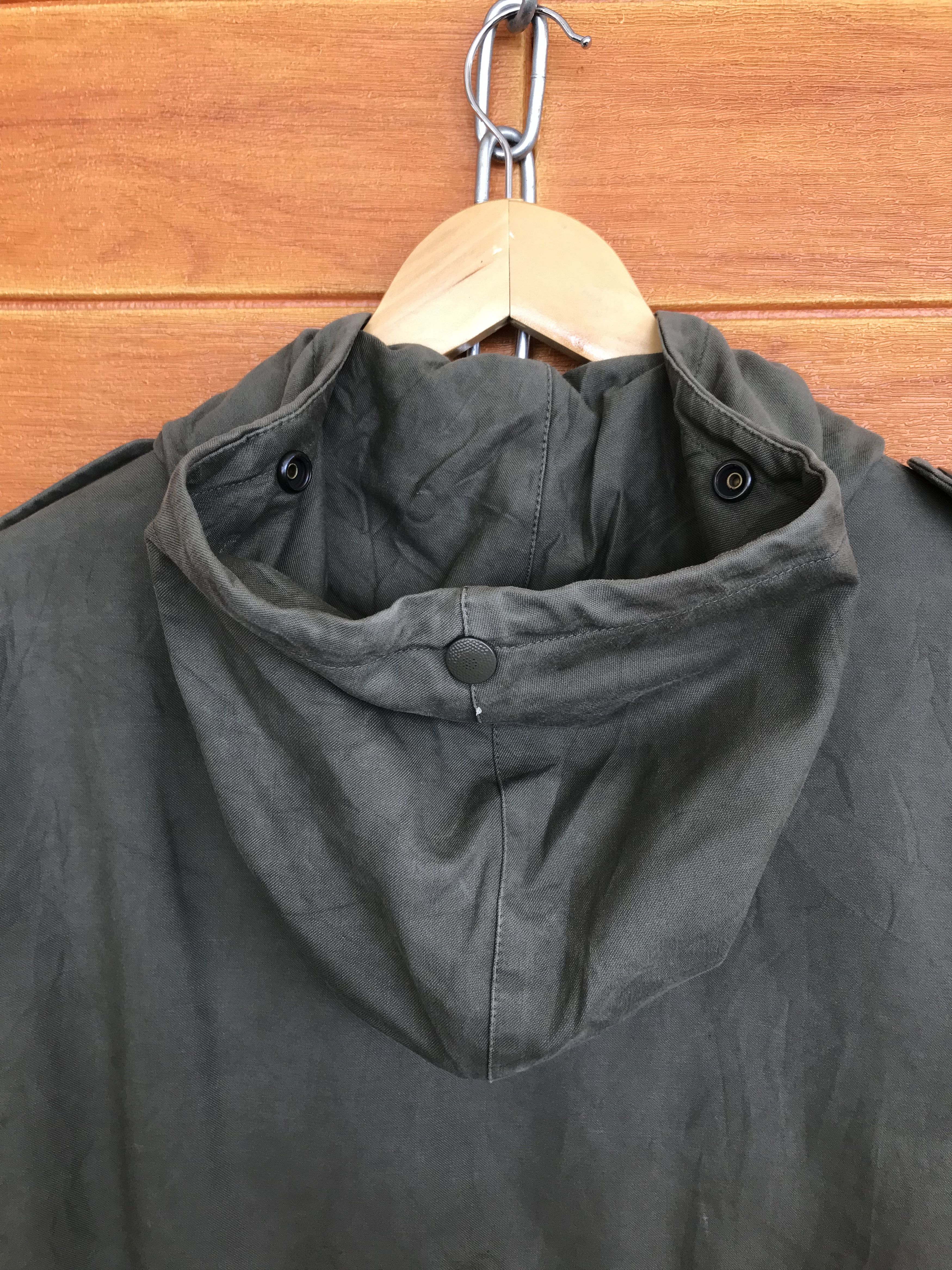 Vintage Vintage 1982 Feuchter Ringelai Germany Army Hooded Jacket Size US L / EU 52-54 / 3 - 10 Thumbnail