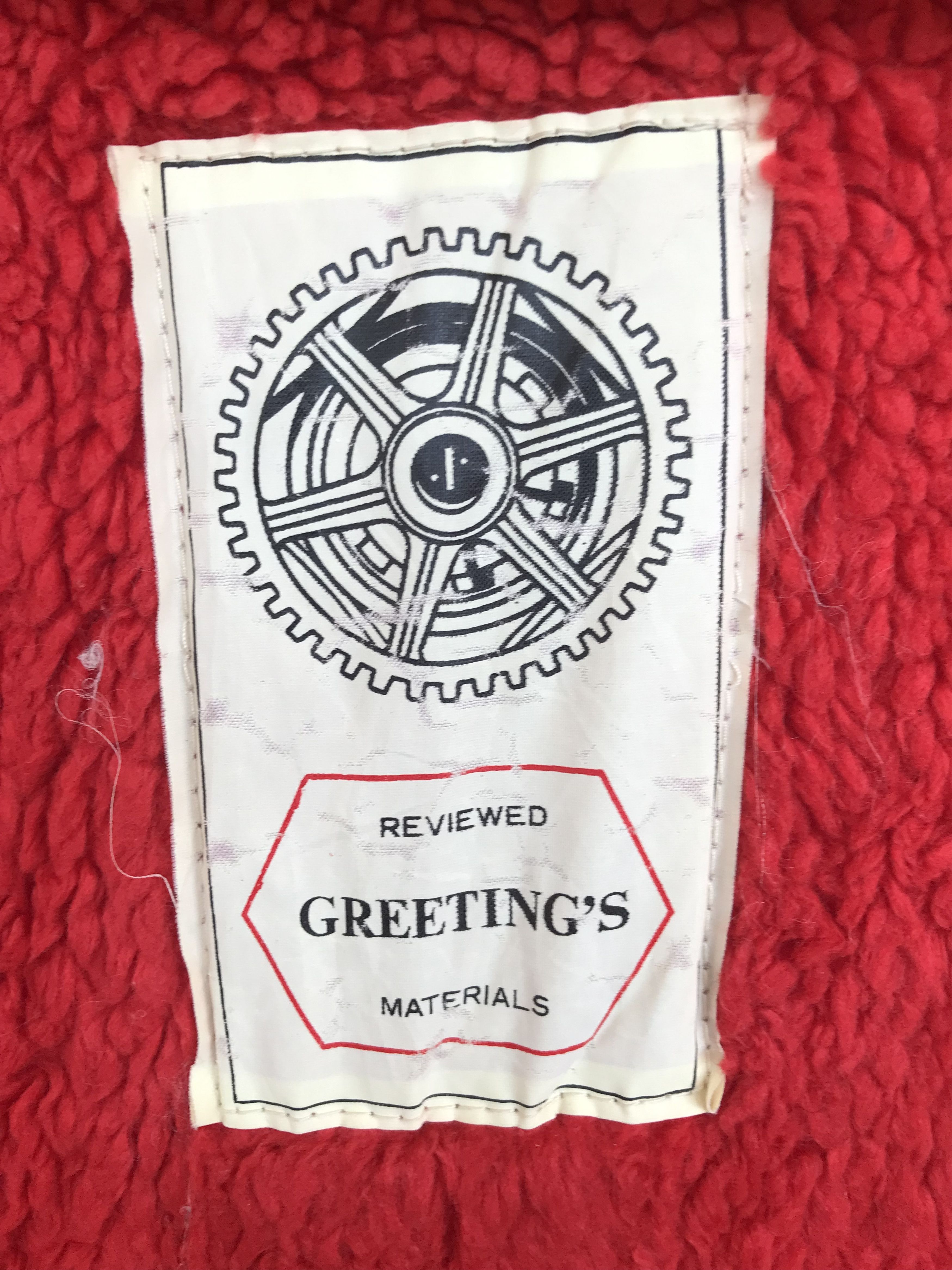 Vintage 🇯🇵 Vintage 80s Greeting Spell Out Patchwork Bomber Jacket Size US L / EU 52-54 / 3 - 11 Thumbnail