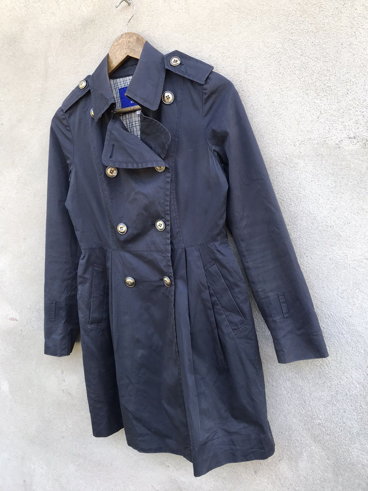 Other VINTAGE BURBERRY NOVA CHECK TRENCH COAT JACKET Size S / US 4 / IT 40 - 4 Thumbnail
