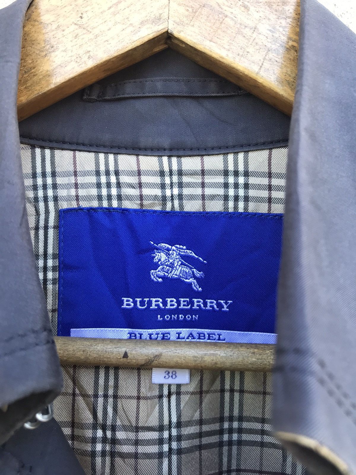 Other VINTAGE BURBERRY NOVA CHECK TRENCH COAT JACKET Size S / US 4 / IT 40 - 9 Thumbnail