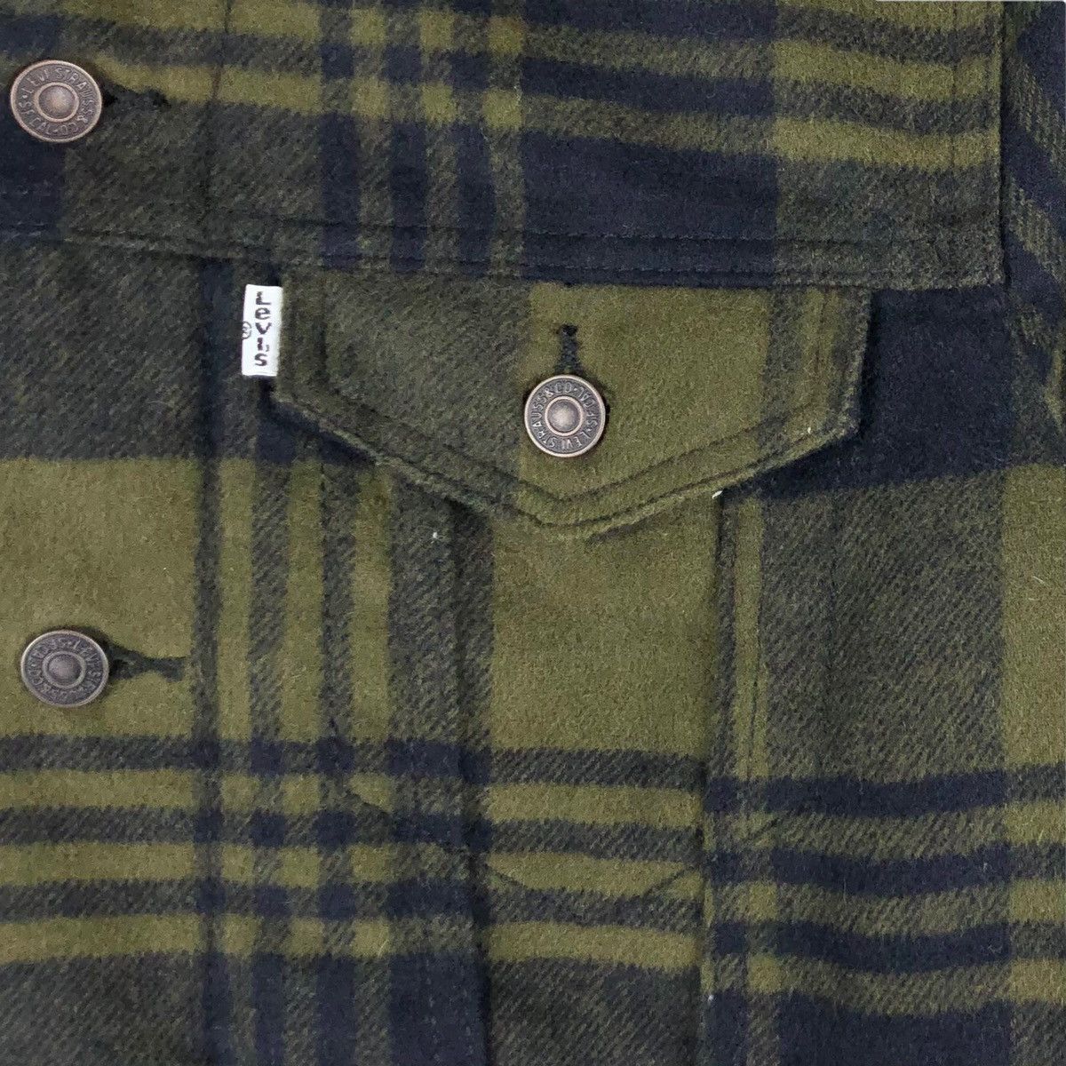 Levi's Levis Strauss Tartan Shearling Sweater Size US S / EU 44-46 / 1 - 6 Thumbnail