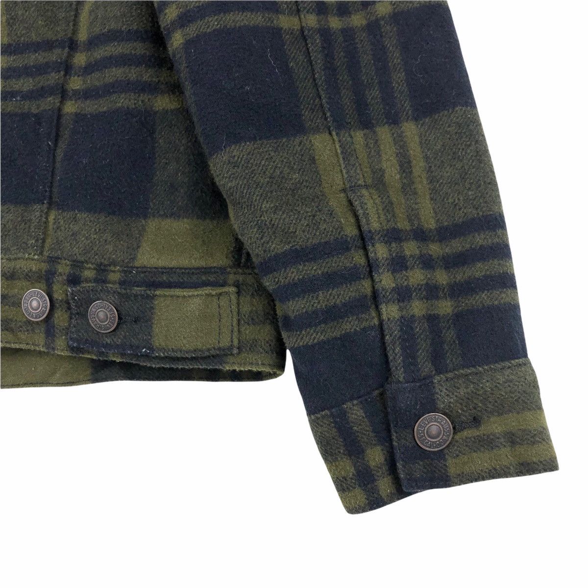 Levi's Levis Strauss Tartan Shearling Sweater Size US S / EU 44-46 / 1 - 15 Thumbnail