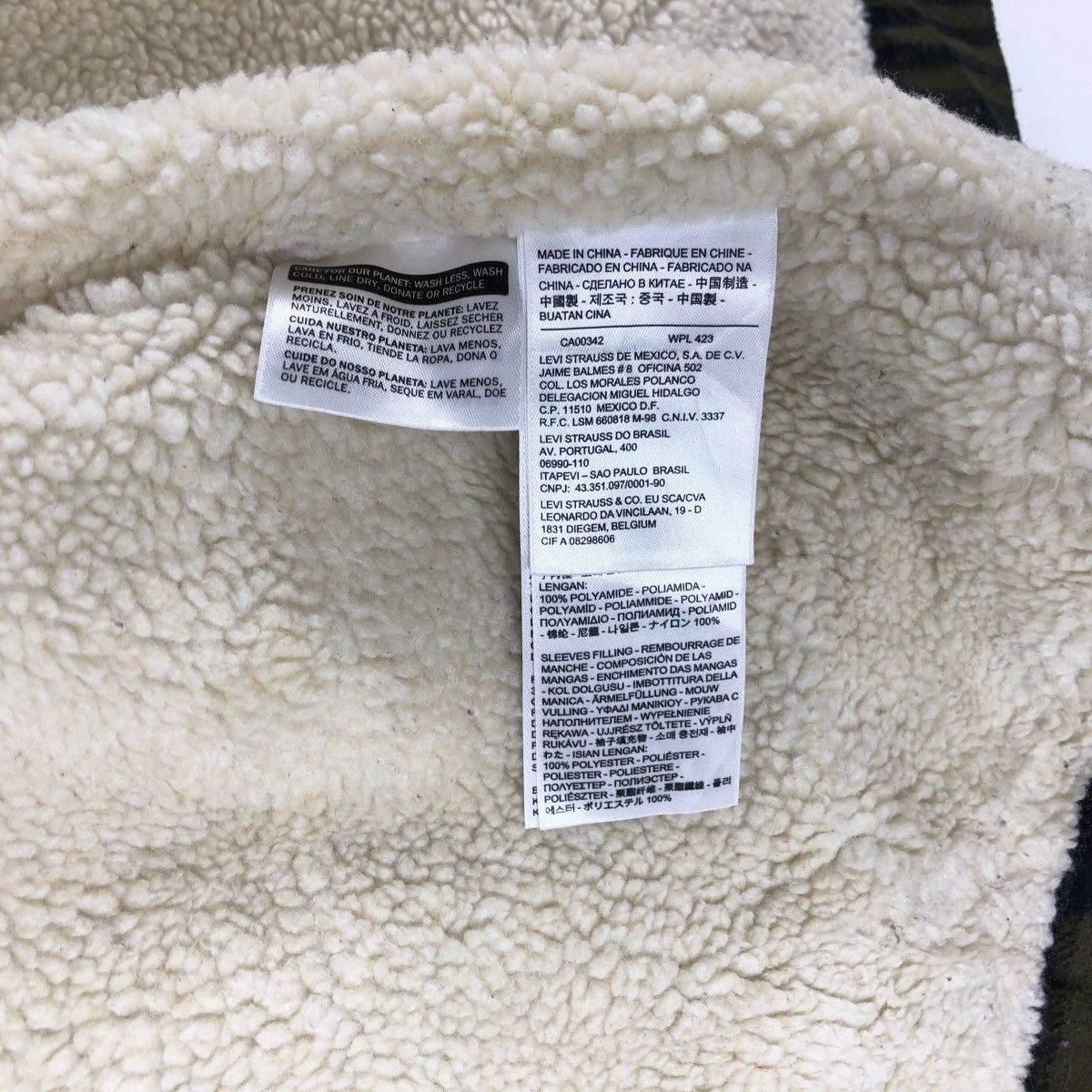 Levi's Levis Strauss Tartan Shearling Sweater Size US S / EU 44-46 / 1 - 11 Thumbnail