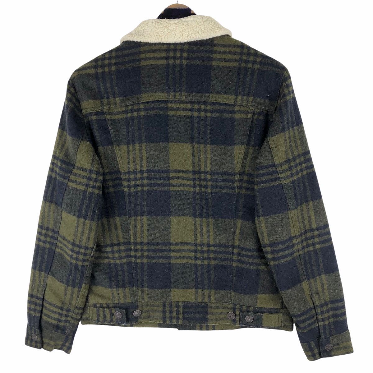 Levi's Levis Strauss Tartan Shearling Sweater Size US S / EU 44-46 / 1 - 12 Thumbnail