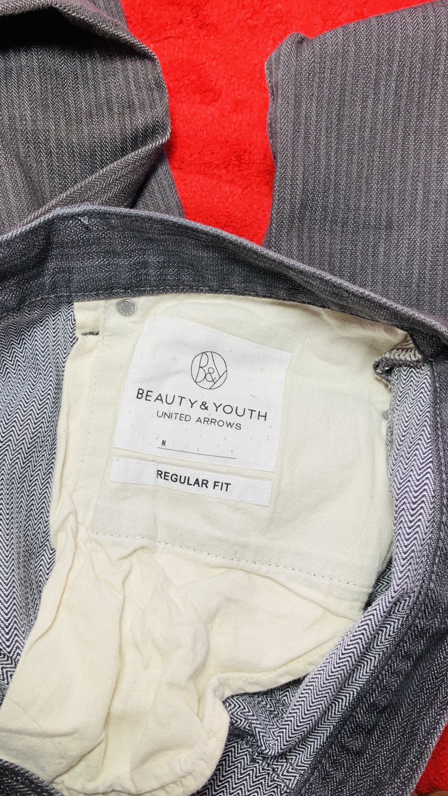 United Arrow Stripe Stretch Regular Fit Pant