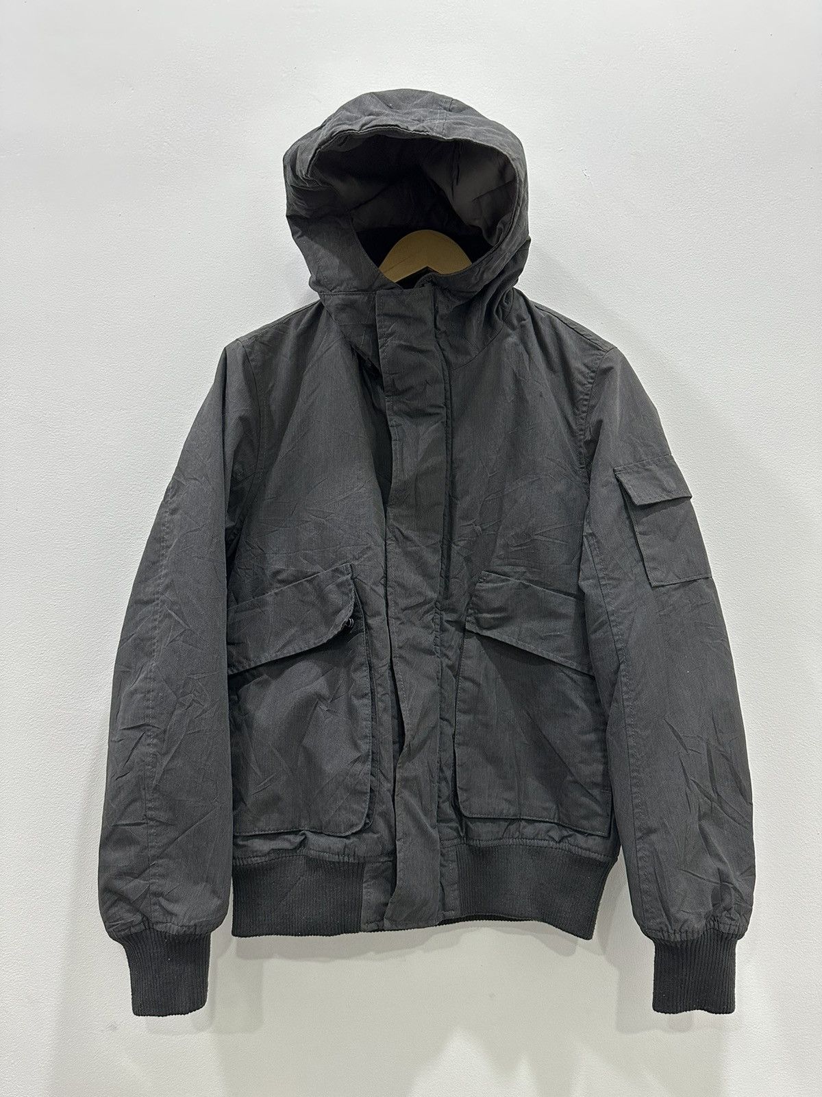 H&M Label Of Graded Goods Lined Quilted Hoodie Jacket